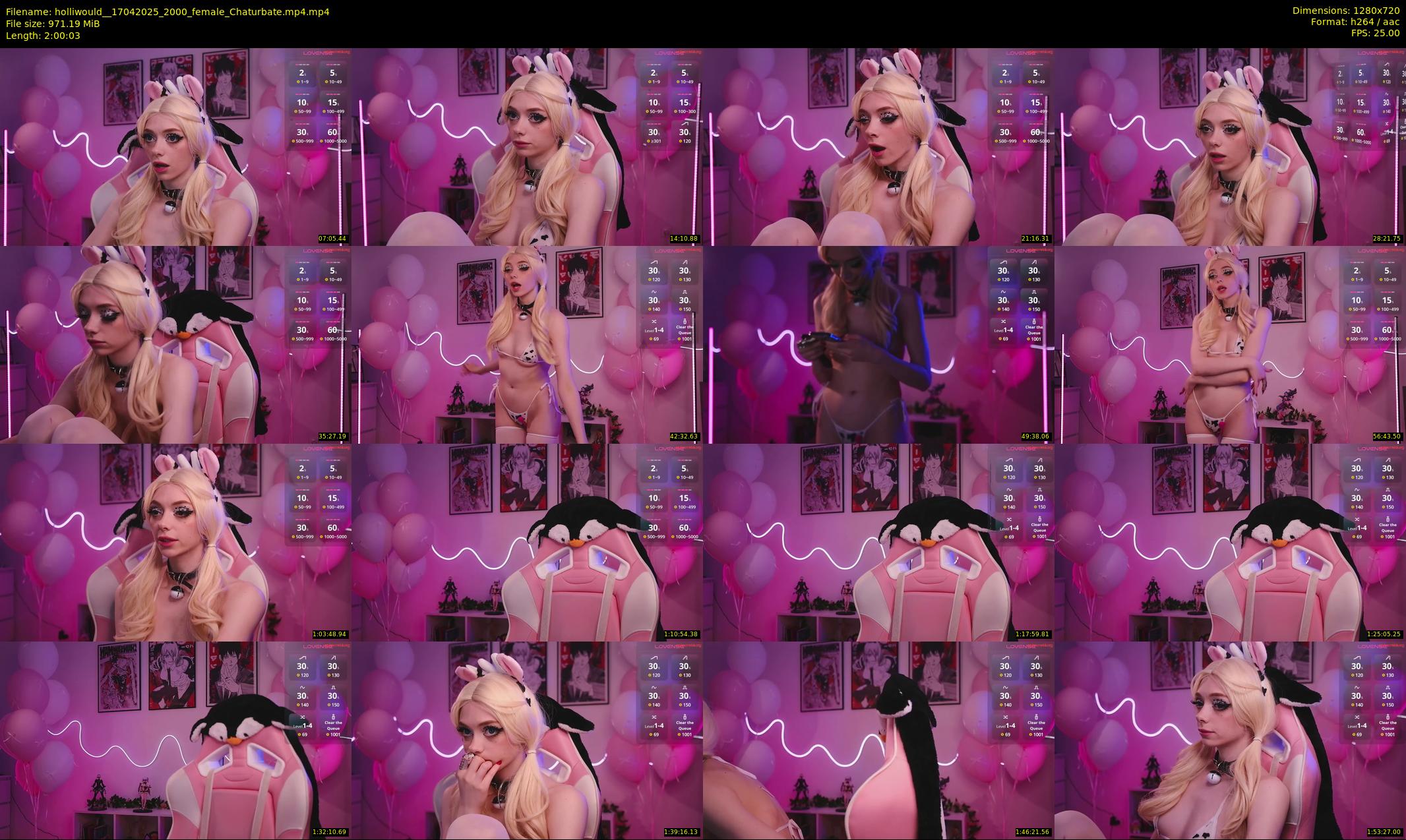 holliwould_ — 121 minute Chaturbate female cam show recording, 720p, Apr 17, 2025