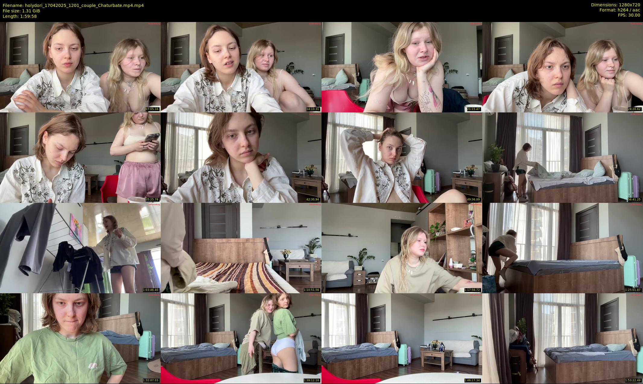 holydori — 120 minute Chaturbate female cam show recording, 720p, Apr 17, 2025