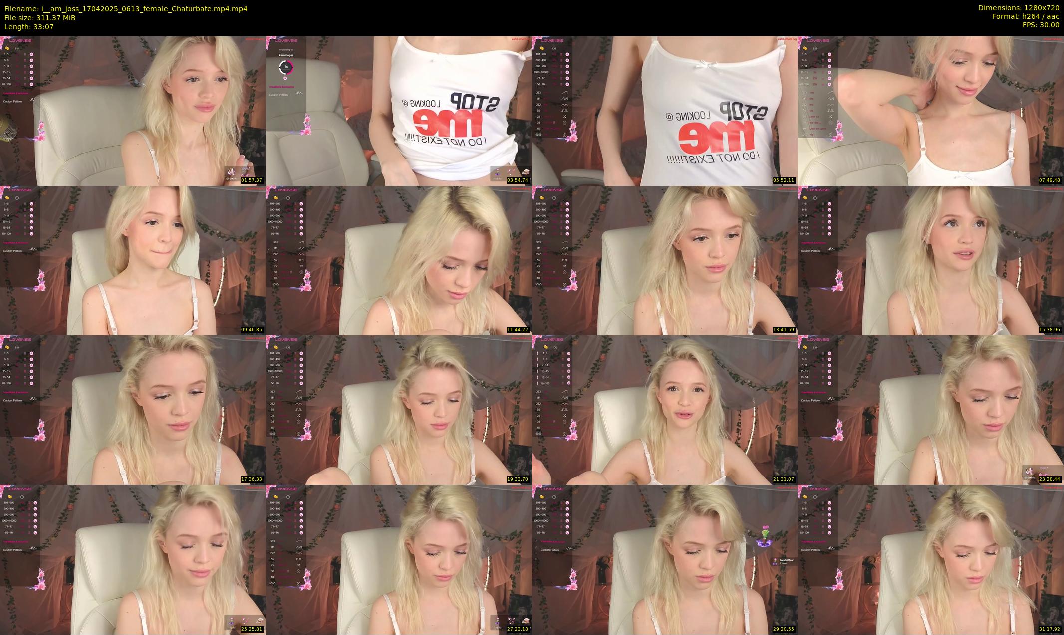 i__am_joss — 34 minute Chaturbate female cam show recording, 720p, Apr 17, 2025