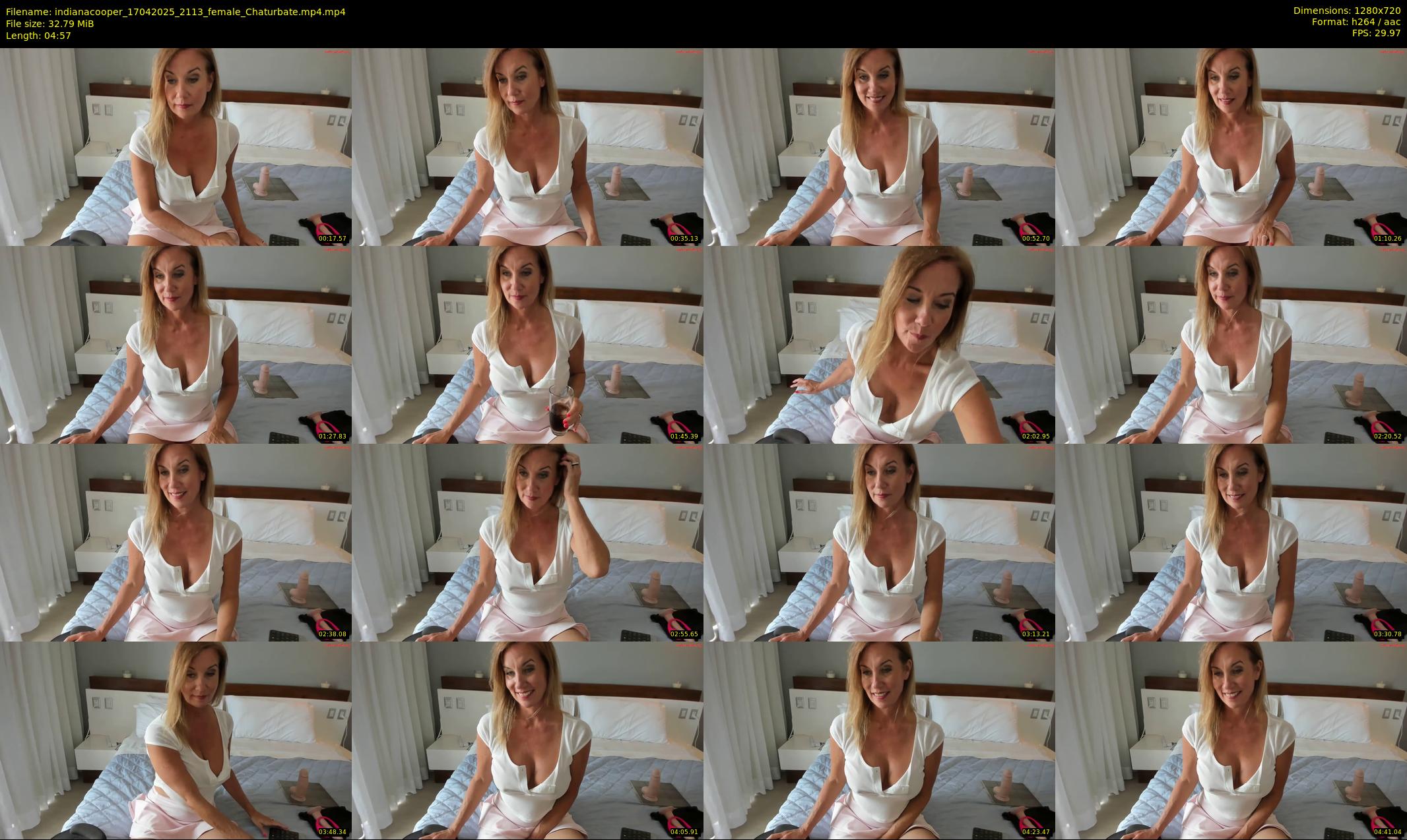 indianacooper — 5 minute Chaturbate female cam show recording, 720p, Apr 17, 2025