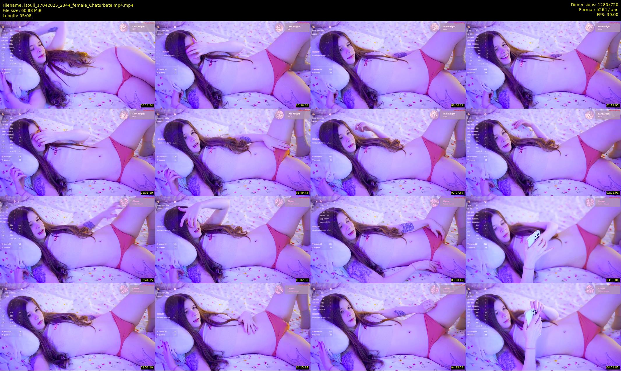 isoull — 6 minute Chaturbate female cam show recording, 720p, Apr 17, 2025
