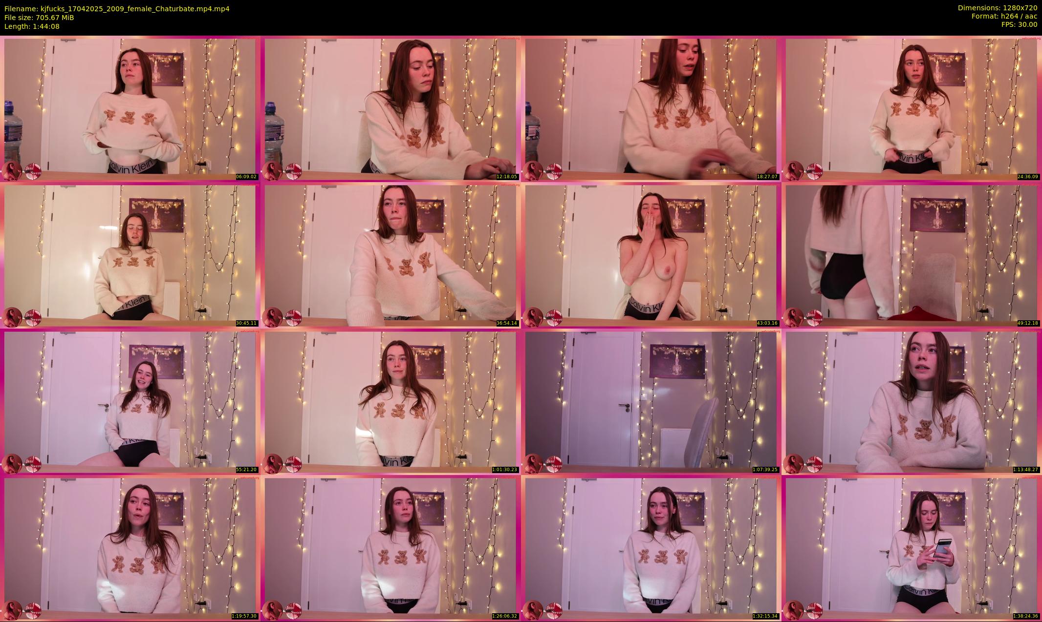 kjfucks — 105 minute Chaturbate couple cam show recording, 720p, Apr 17, 2025