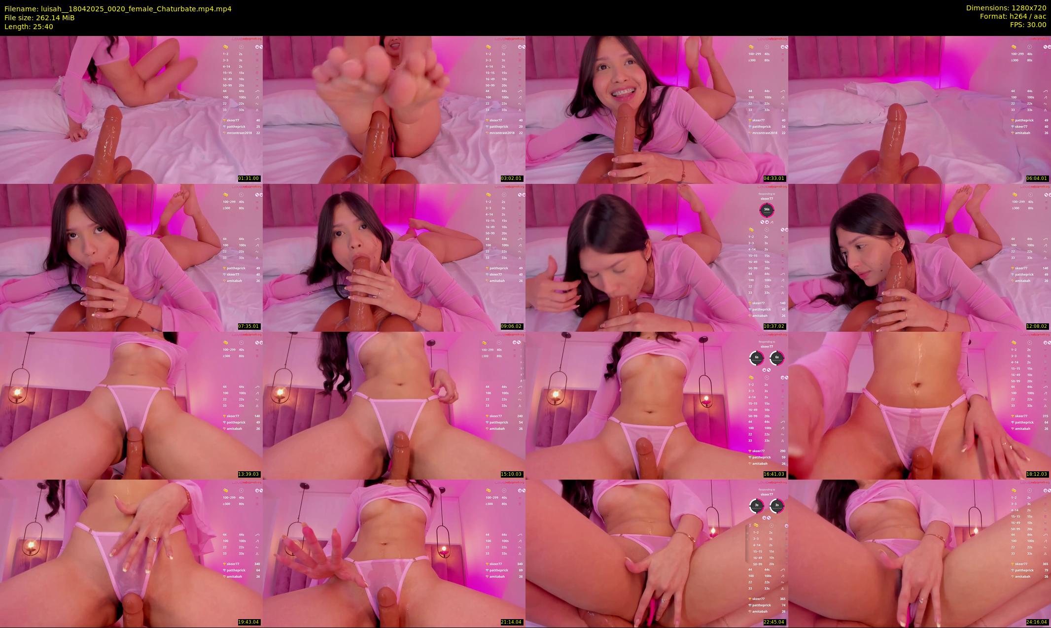 luisah_ — 26 minute Chaturbate female cam show recording, 720p, Apr 18, 2025