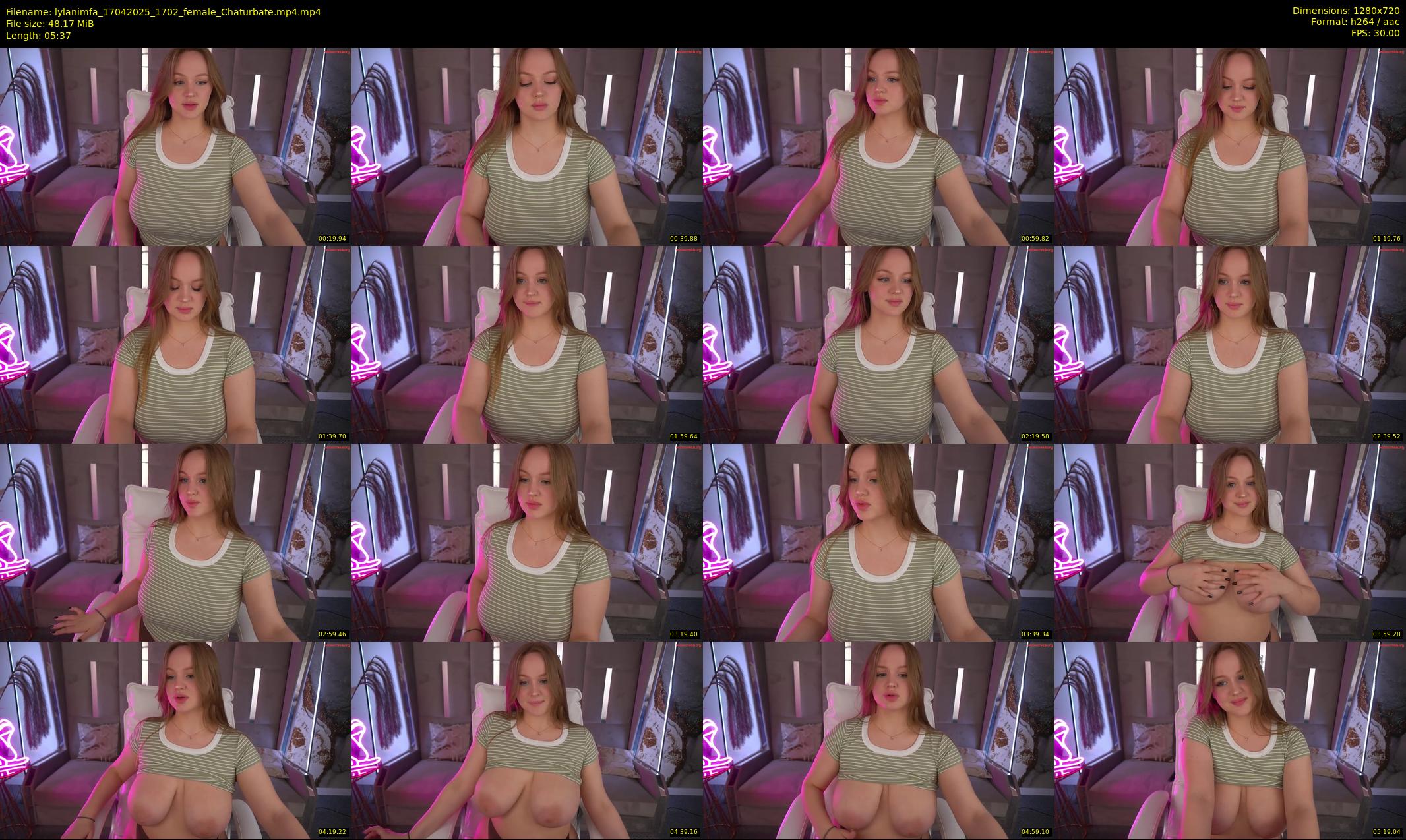 lylanimfa — 6 minute Chaturbate female cam show recording, 720p, Apr 17, 2025