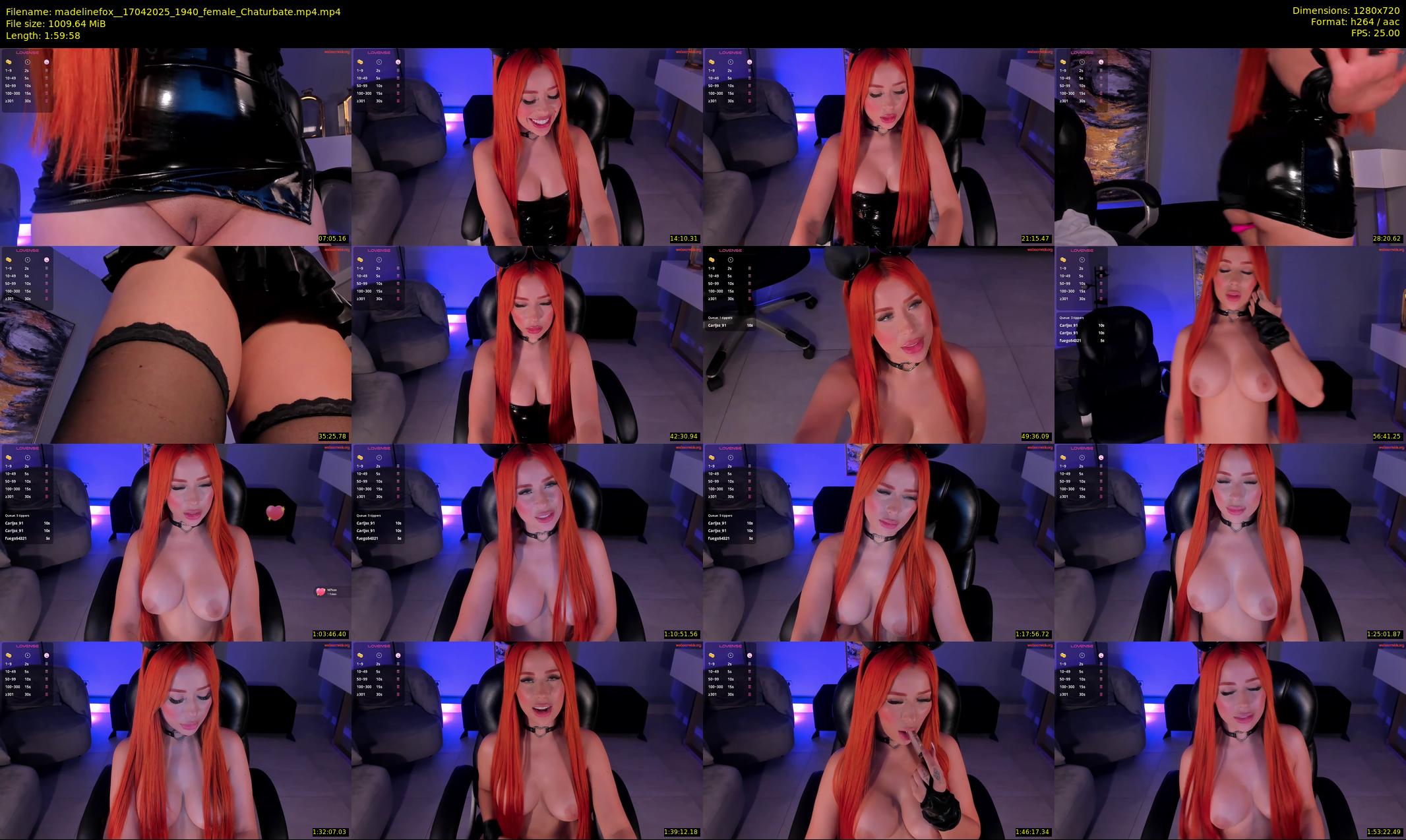 madelinefox_ — 120 minute Chaturbate female cam show recording, 720p, Apr 17, 2025