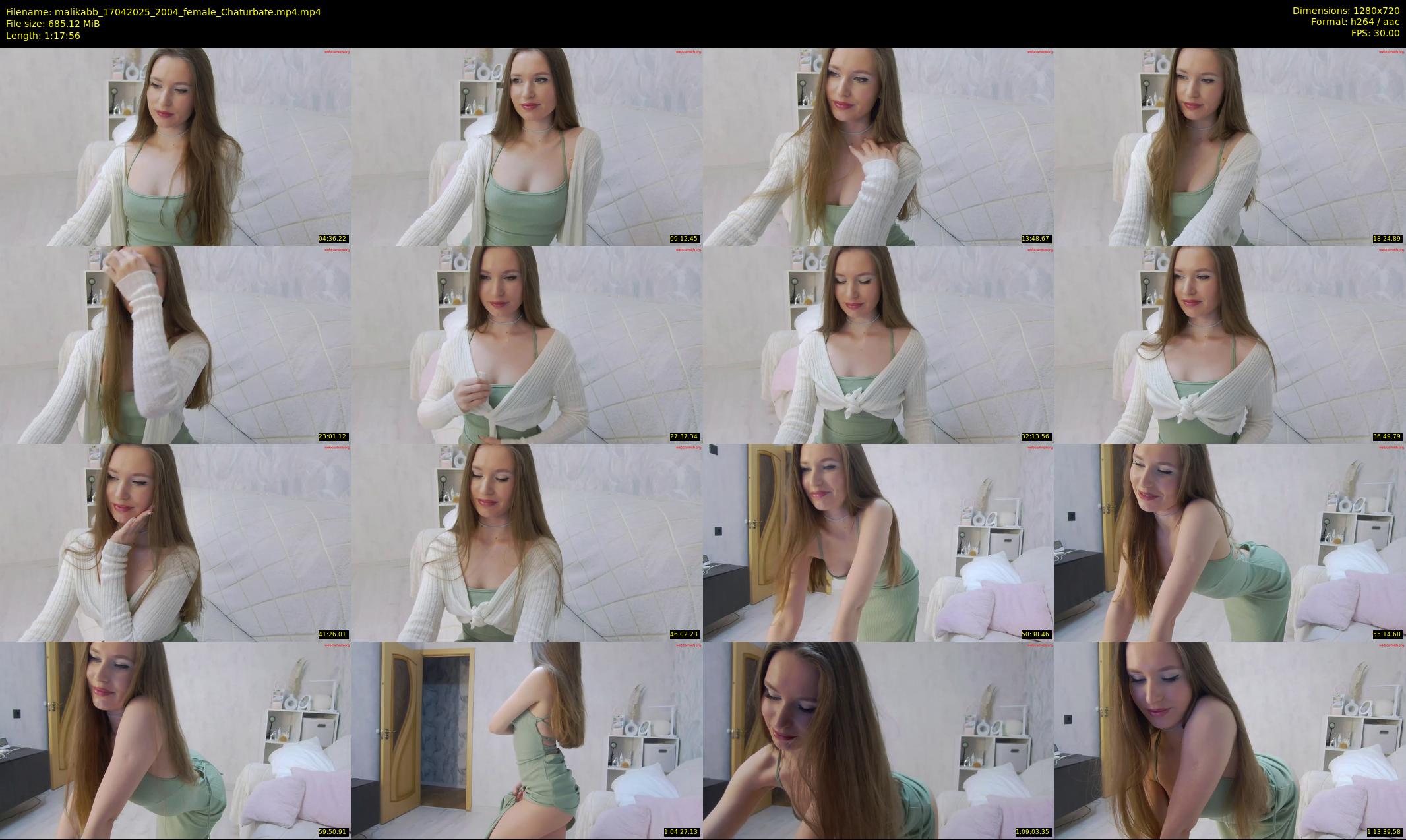 malikabb — 78 minute Chaturbate female cam show recording, 720p, Apr 17, 2025