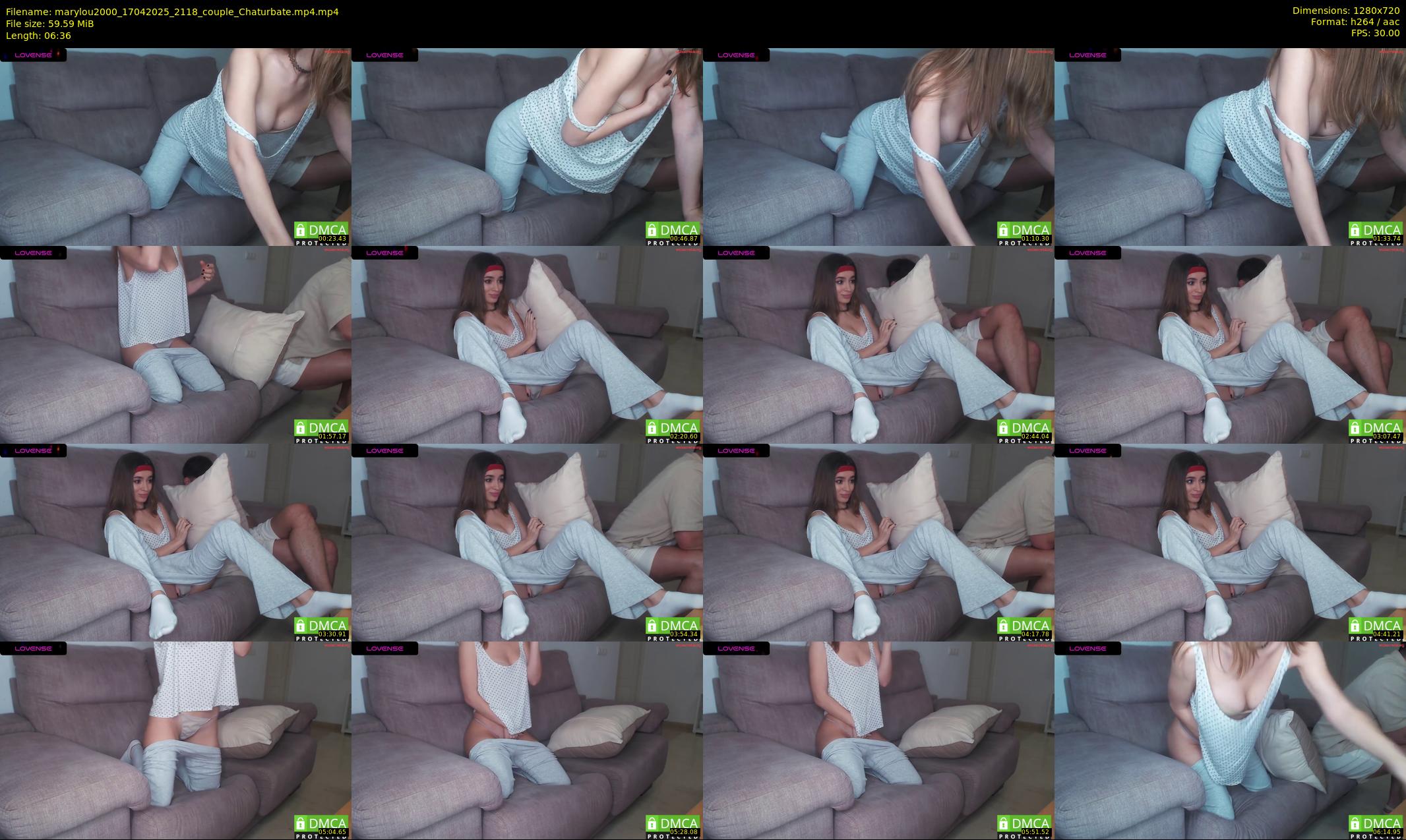 marylou2000 — 7 minute Chaturbate couple cam show recording, 720p, Apr 17, 2025