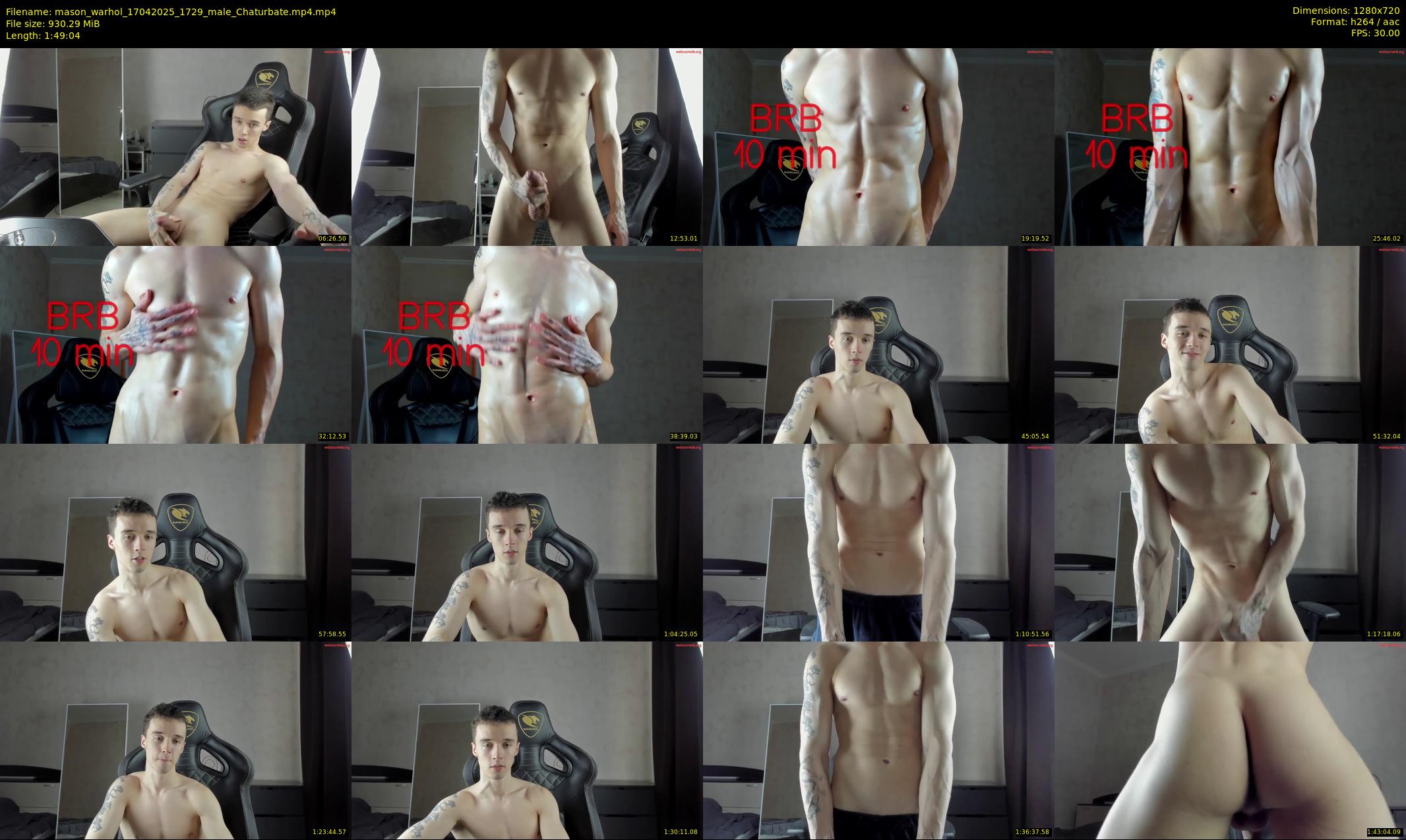 mason_warhol — 110 minute Chaturbate male cam show recording, 720p, Apr 17, 2025