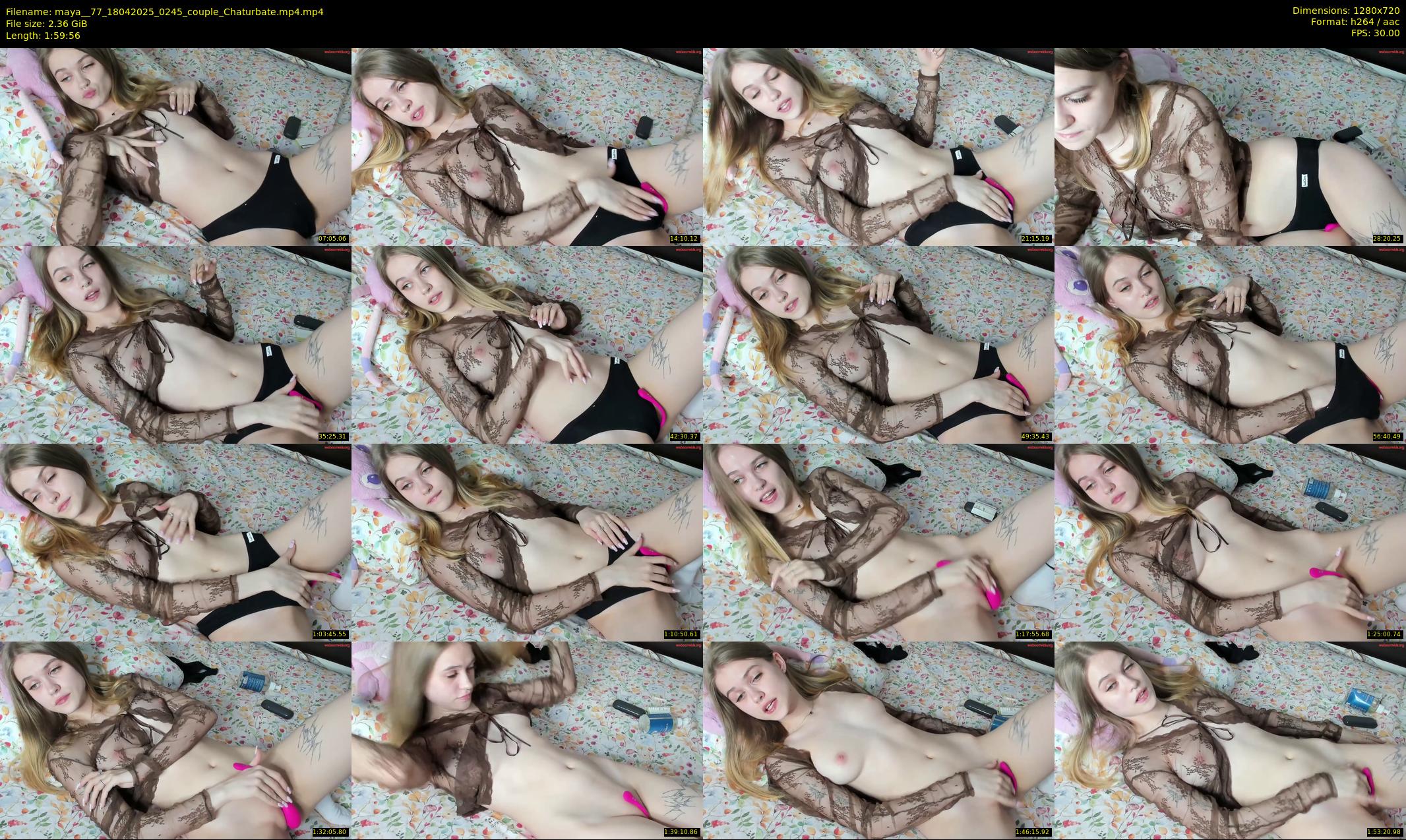 maya__77 — 120 minute Chaturbate female cam show recording, 720p, Apr 18, 2025