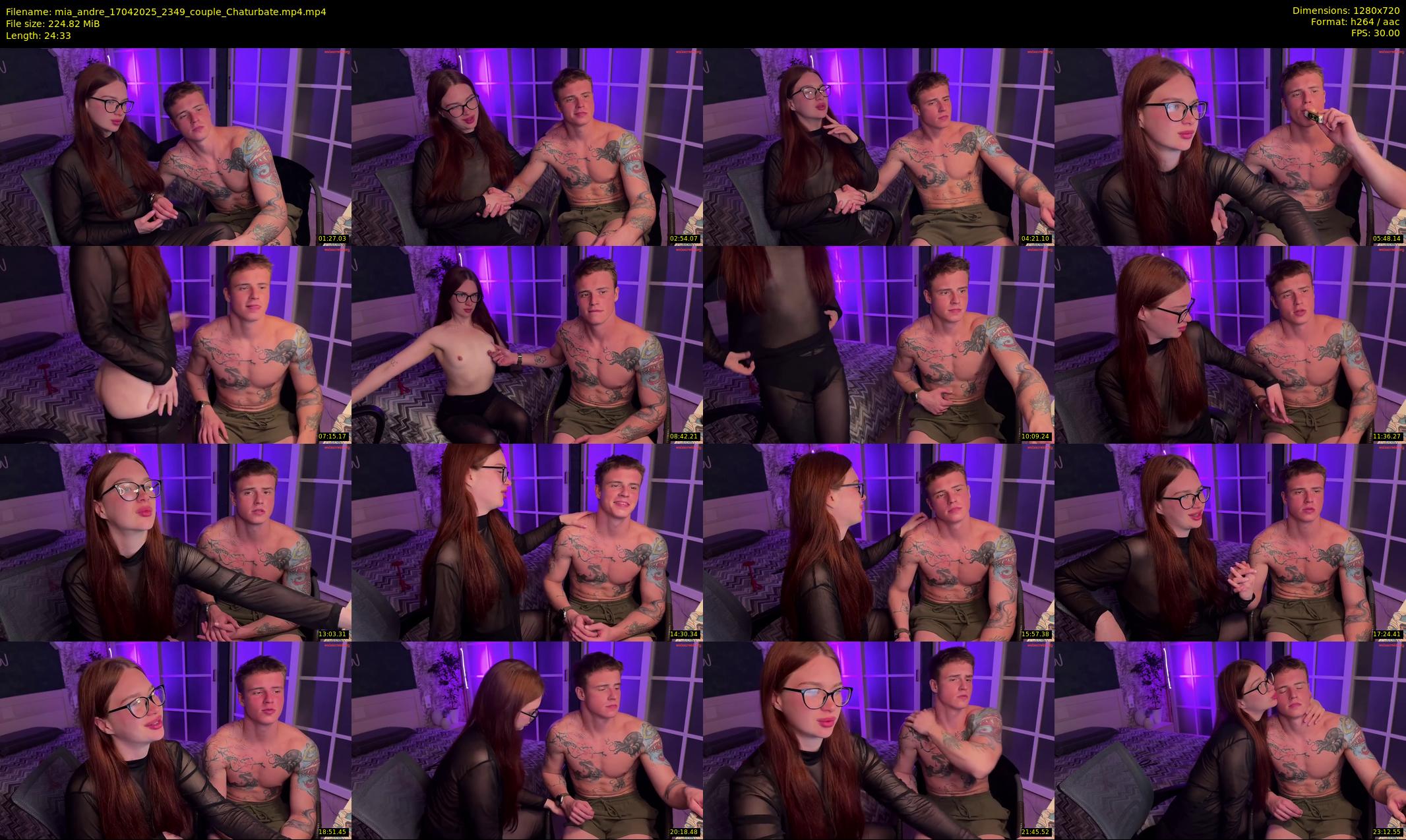 mia_andre — 25 minute Chaturbate couple cam show recording, 720p, Apr 17, 2025