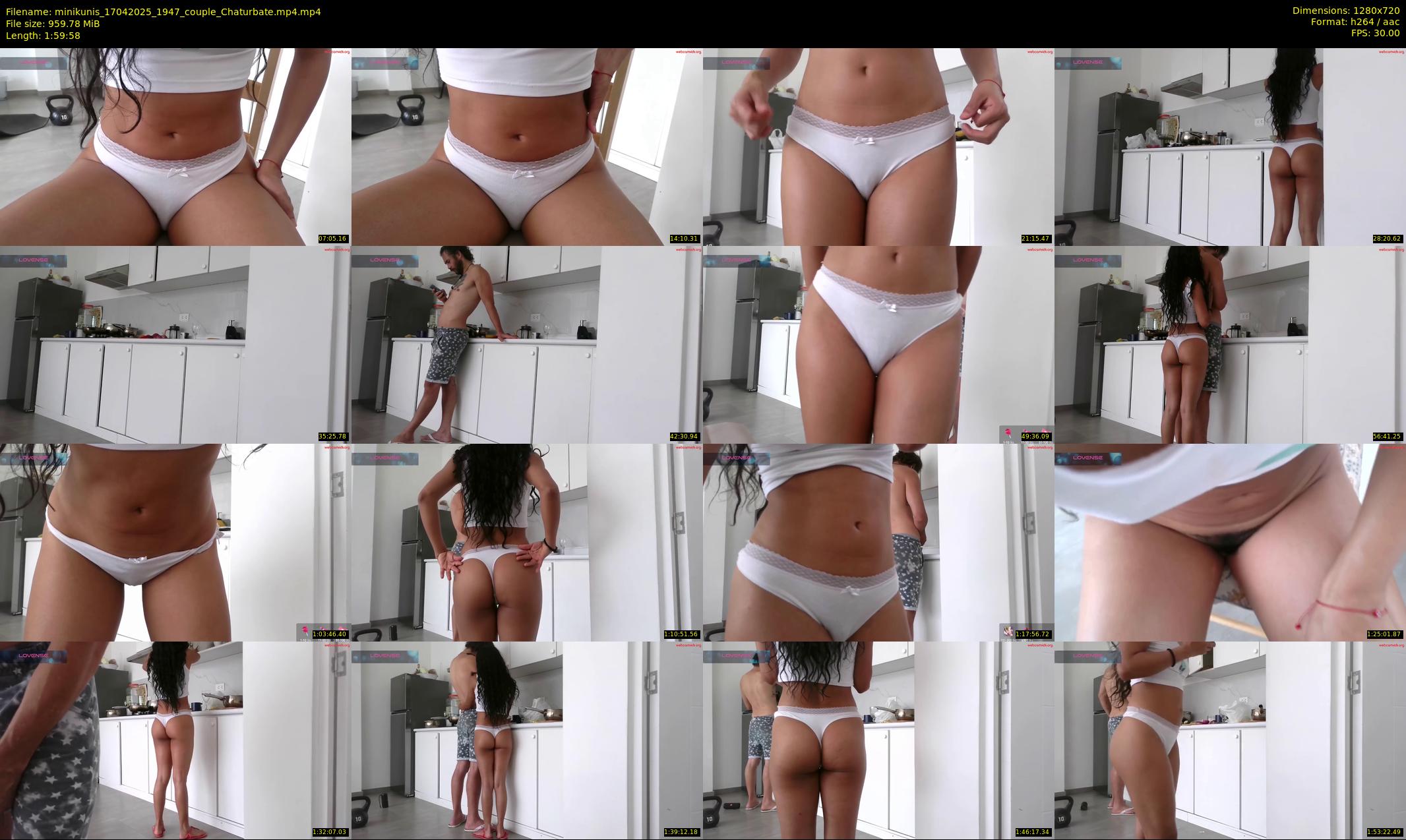 minikunis — 120 minute Chaturbate couple cam show recording, 720p, Apr 17, 2025