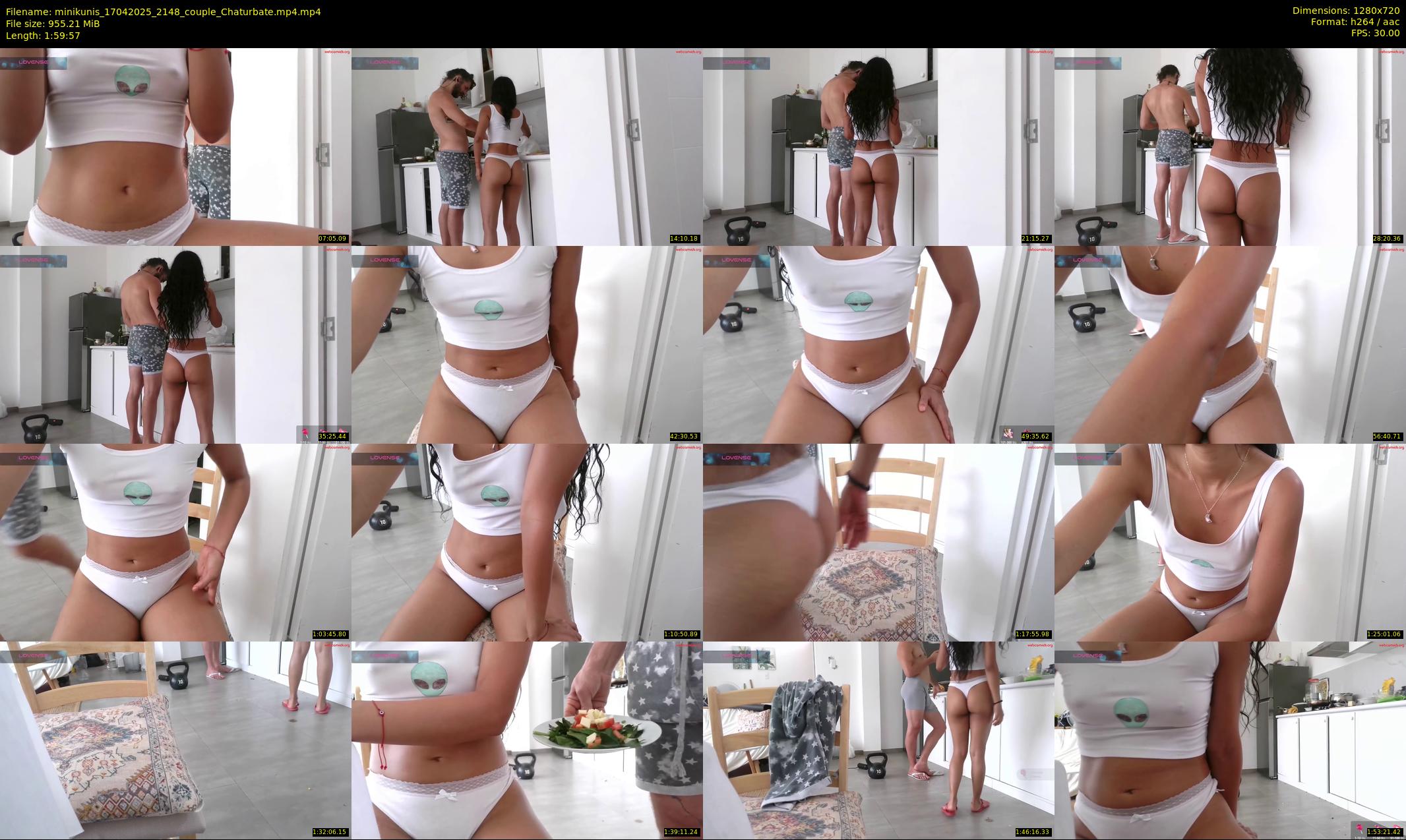 minikunis — 120 minute Chaturbate couple cam show recording, 720p, Apr 17, 2025