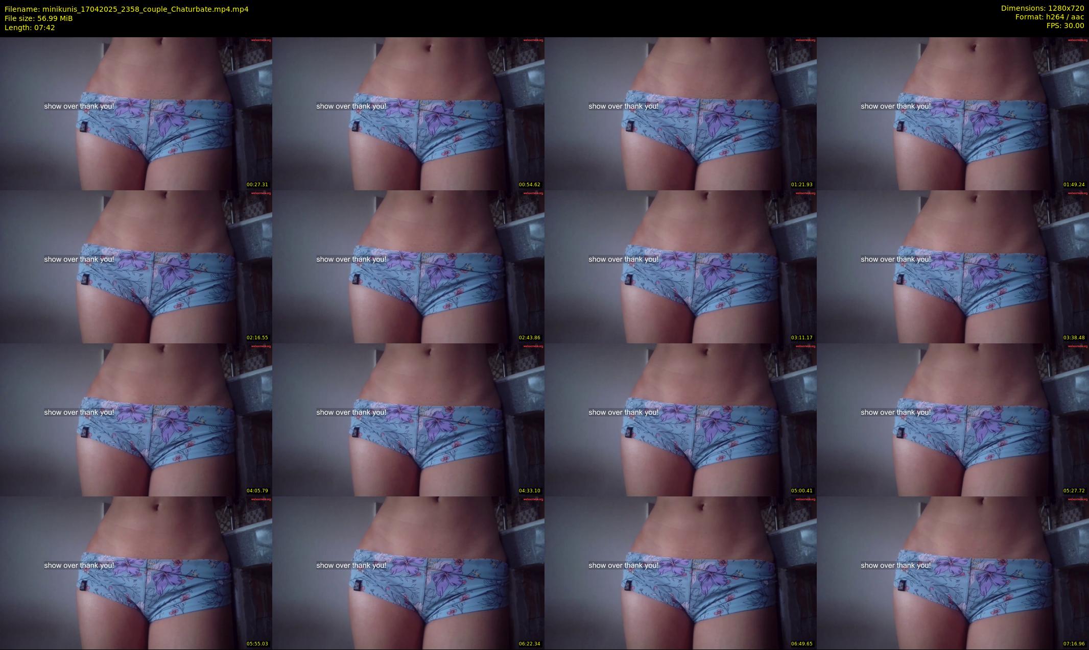 minikunis — 8 minute Chaturbate couple cam show recording, 720p, Apr 17, 2025