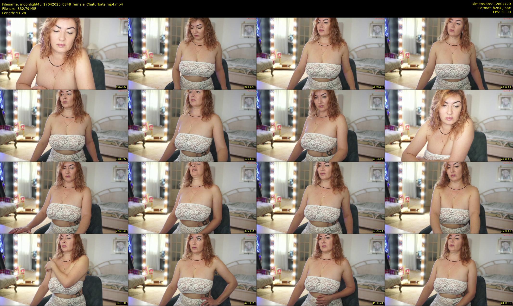 moonlight4u — 52 minute Chaturbate female cam show recording, 720p, Apr 17, 2025