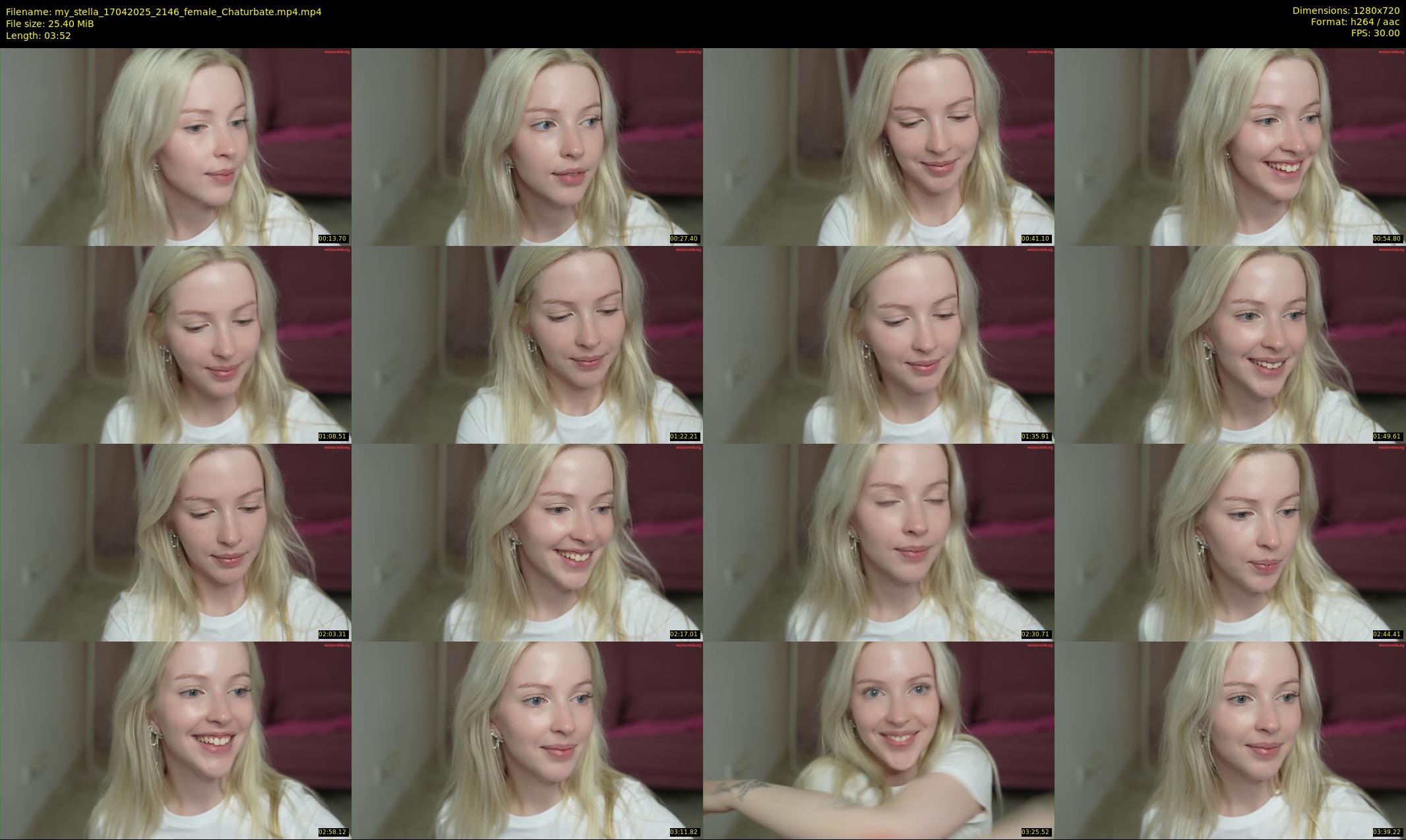 my_stella — 4 minute Chaturbate female cam show recording, 720p, Apr 17, 2025