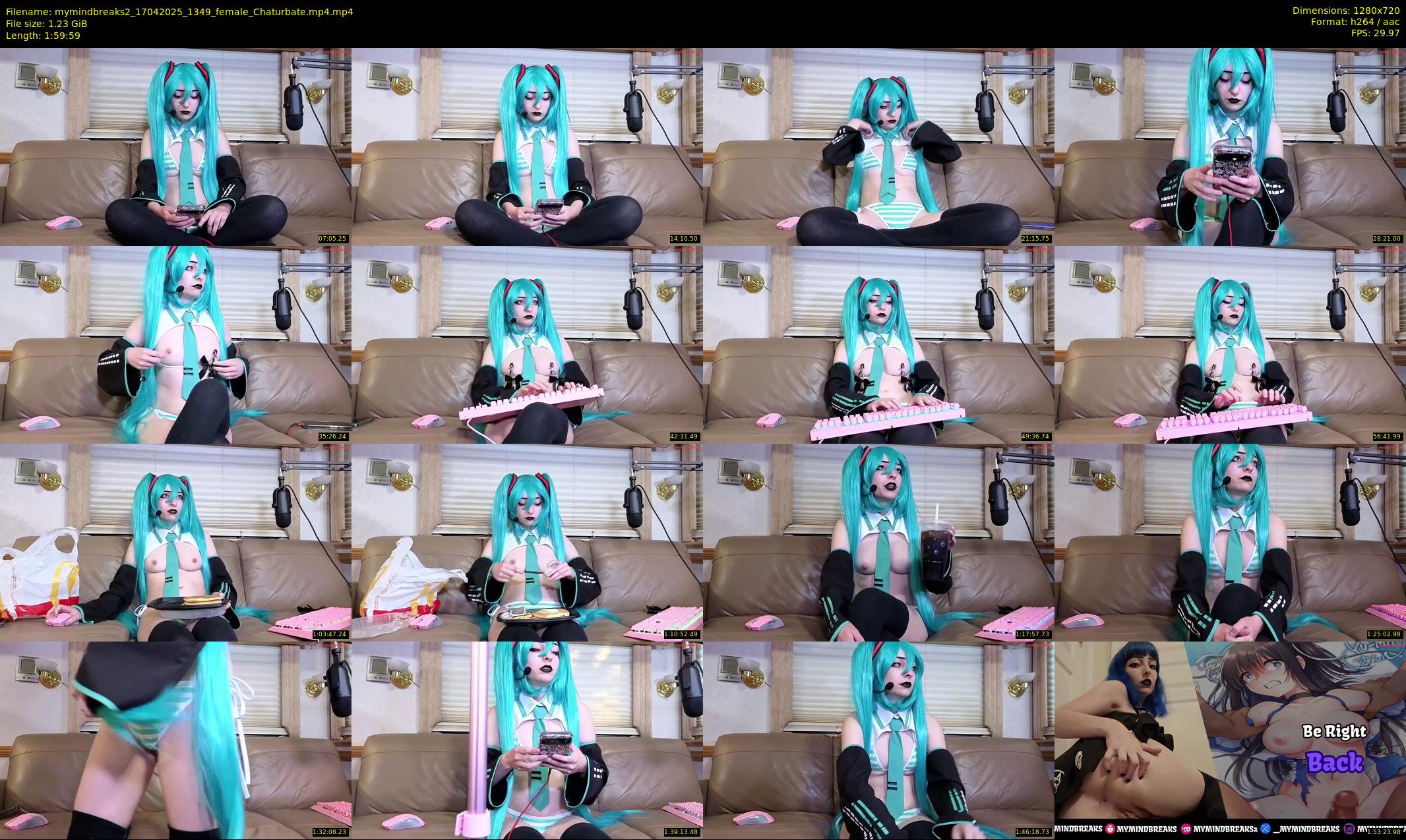 mymindbreaks2 — 120 minute Chaturbate female cam show recording, 720p, Apr 17, 2025