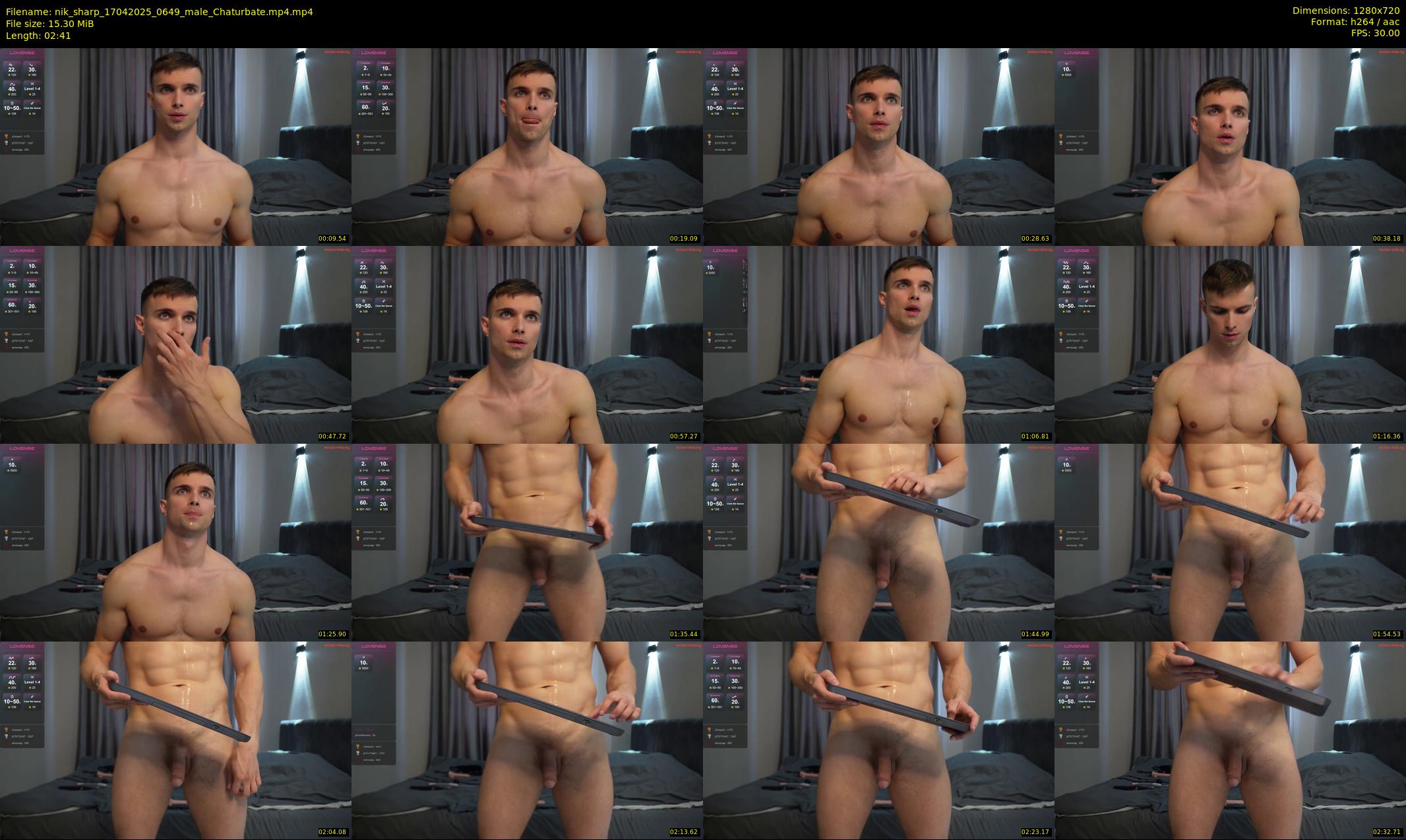 nik_sharp — 3 minute Chaturbate male cam show recording, 720p, Apr 17, 2025