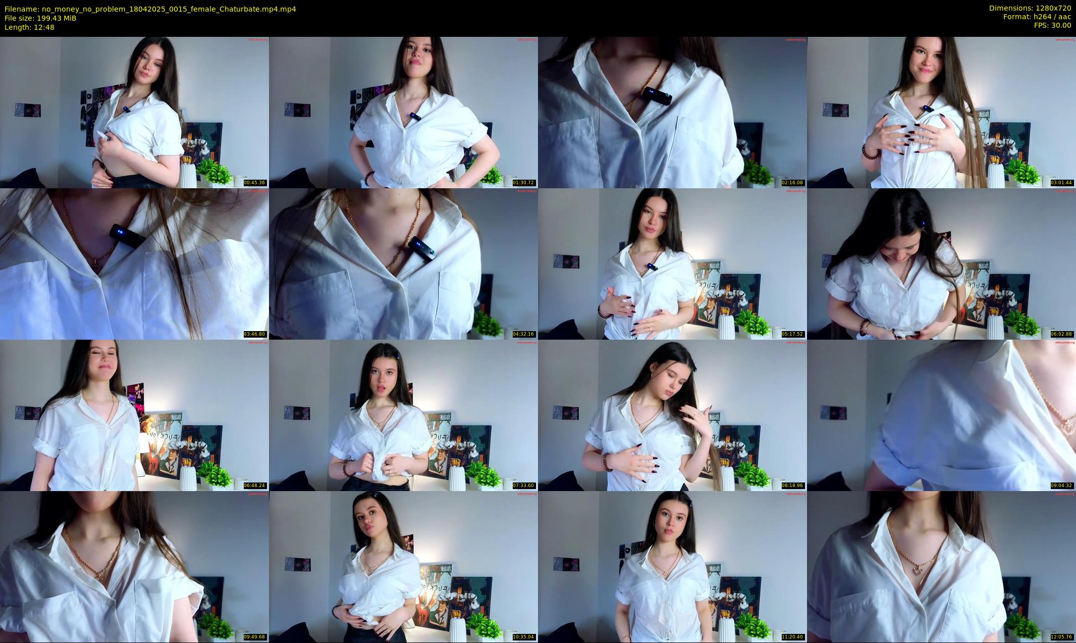 no_money_no_problem — 13 minute Chaturbate female cam show recording, 720p, Apr 18, 2025