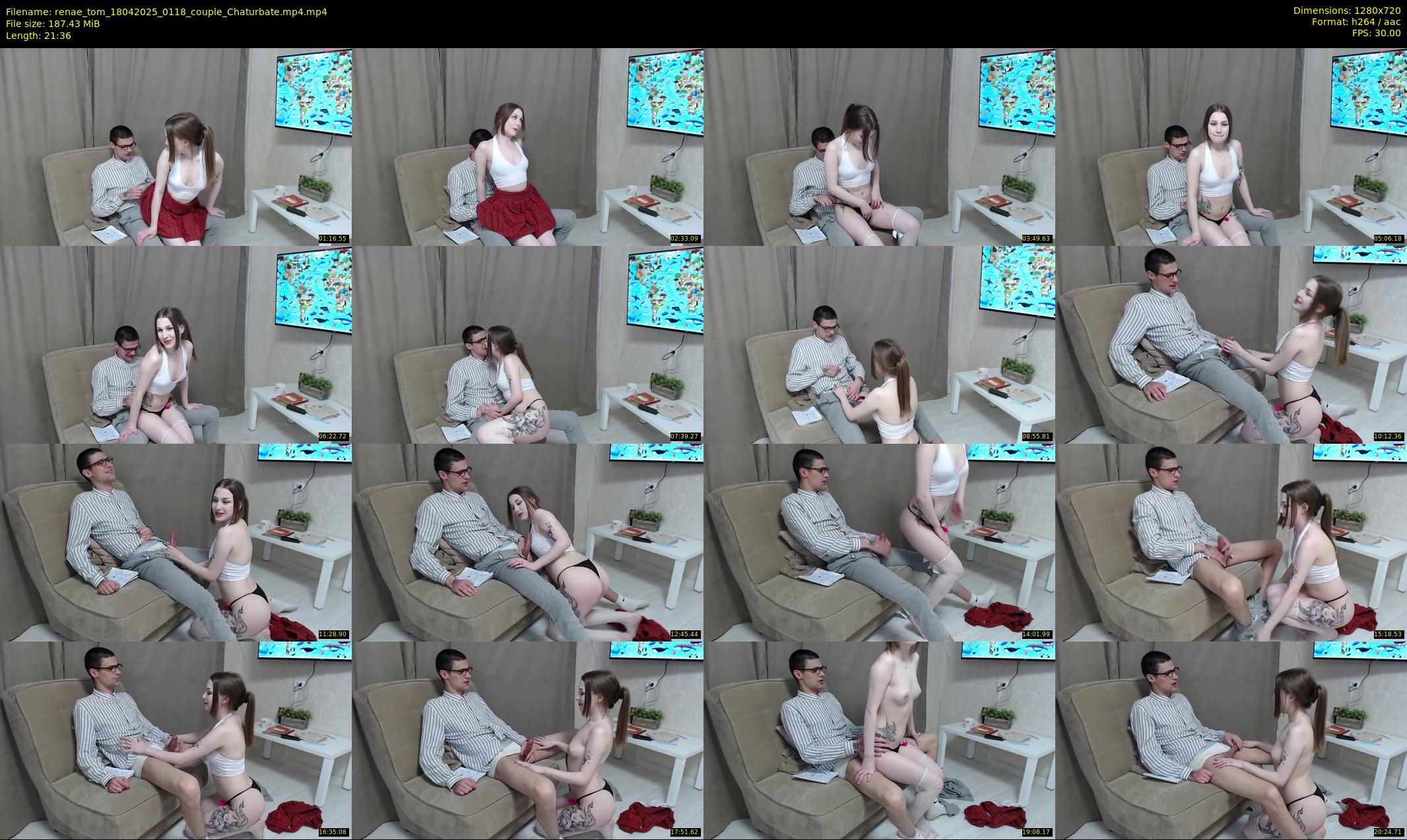 renae_tom — 22 minute Chaturbate couple cam show recording, 720p, Apr 18, 2025