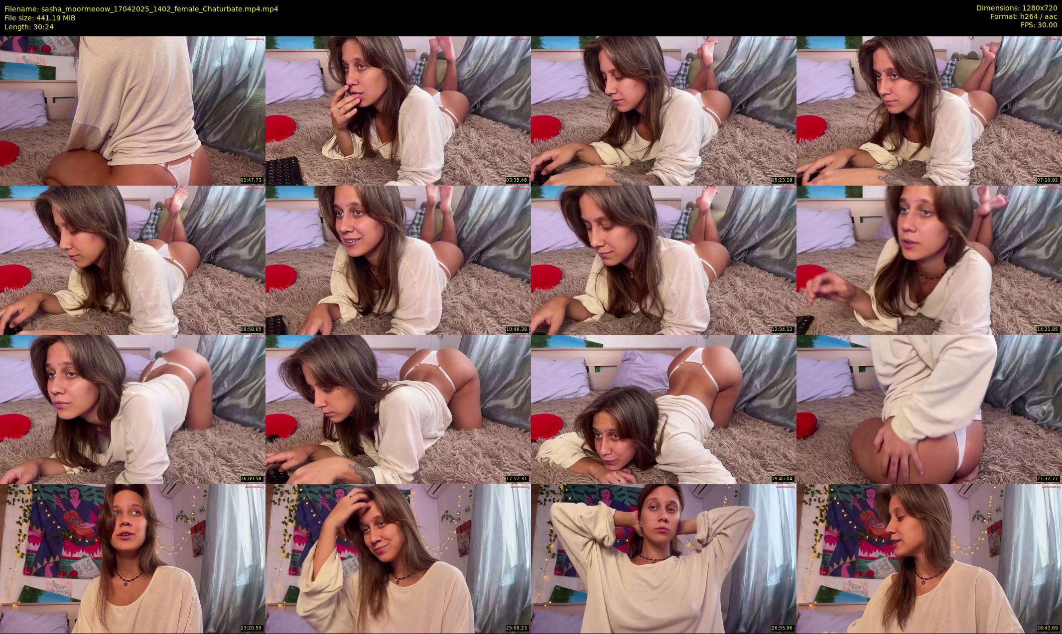 sasha_moormeoow — 31 minute Chaturbate female cam show recording, 720p, Apr 17, 2025