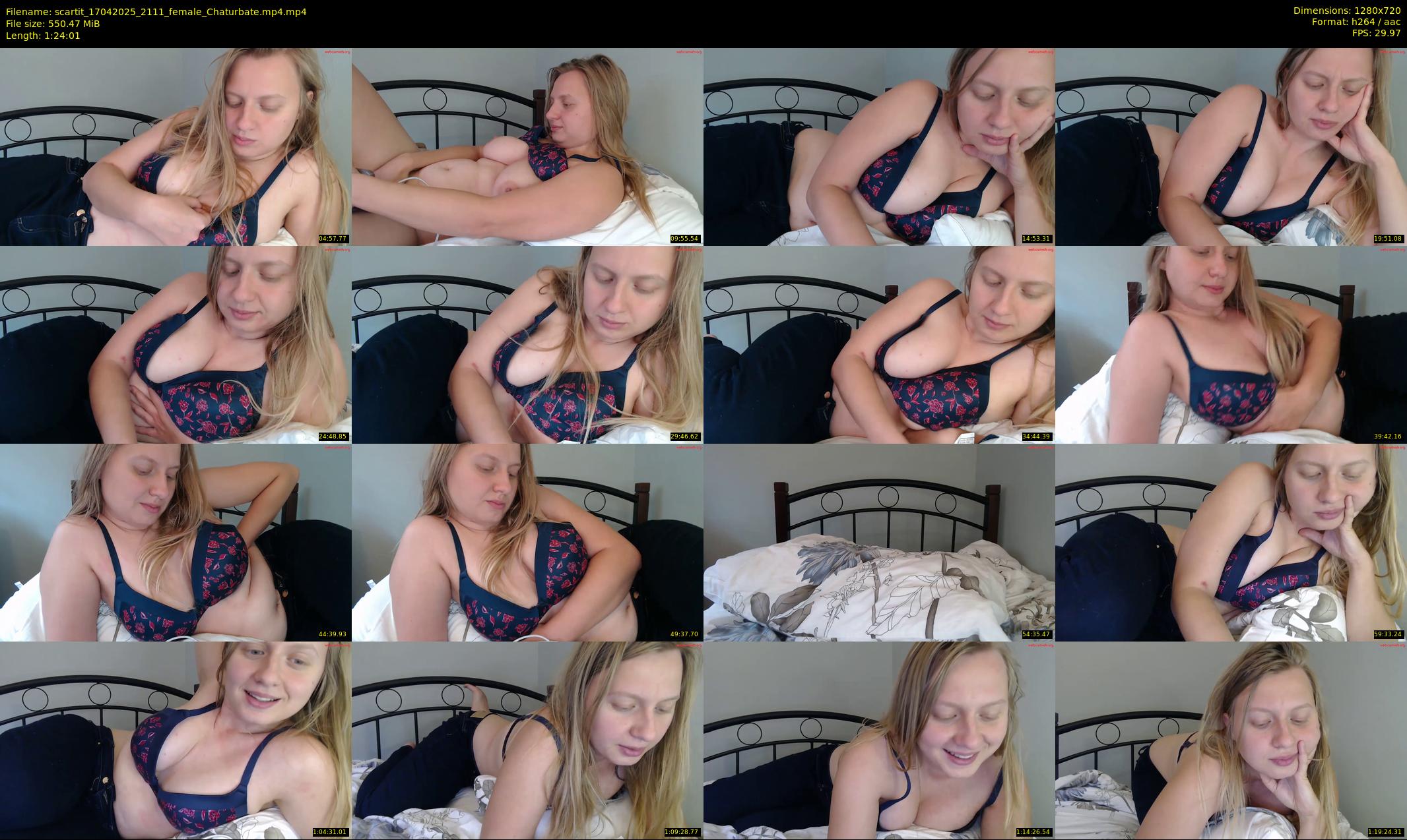 scartit — 85 minute Chaturbate female cam show recording, 720p, Apr 17, 2025