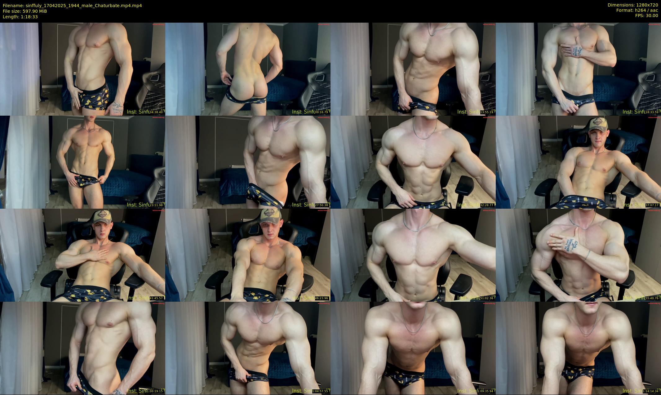sinffuly — 79 minute Chaturbate male cam show recording, 720p, Apr 17, 2025