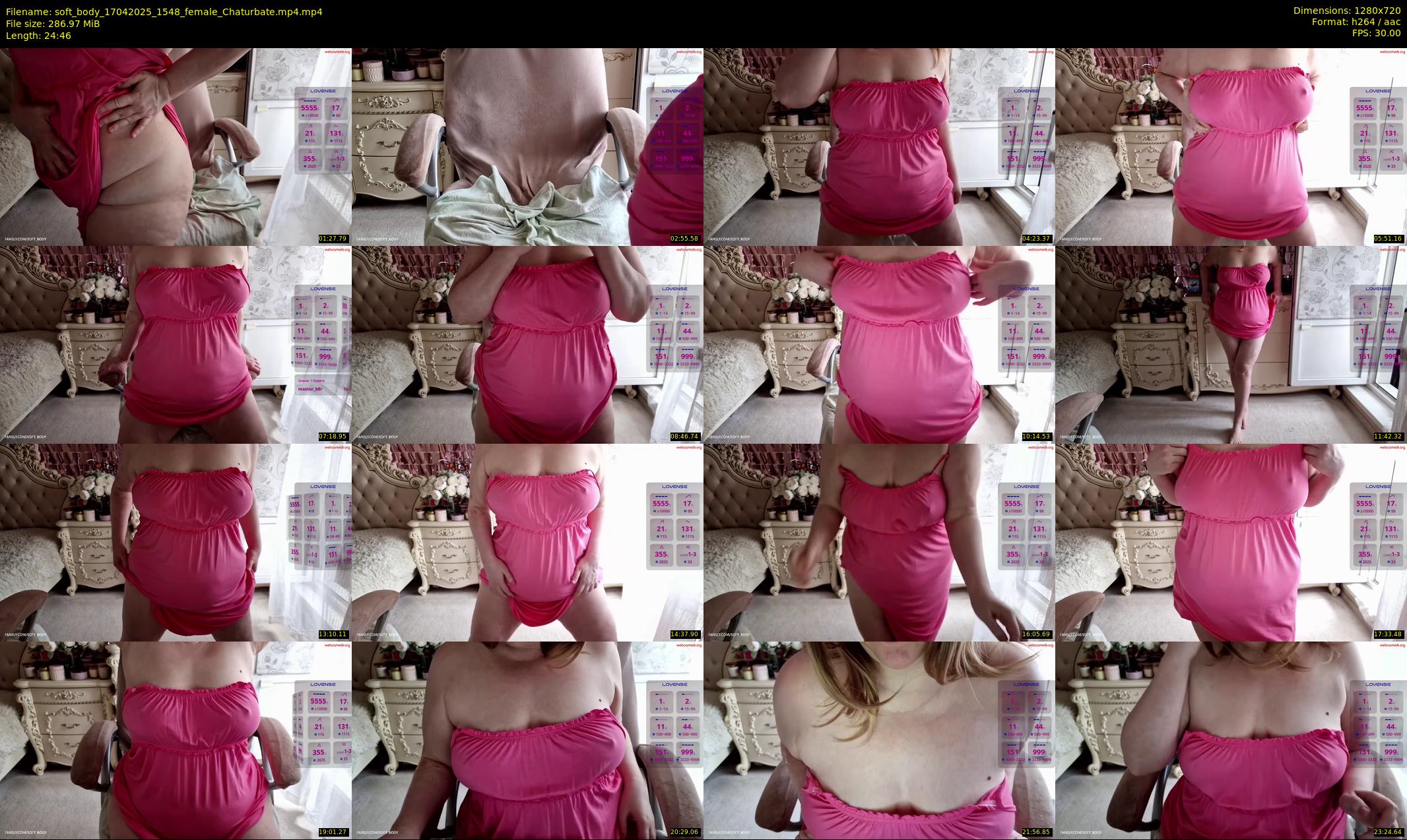 soft_body — 25 minute Chaturbate female cam show recording, 720p, Apr 17, 2025