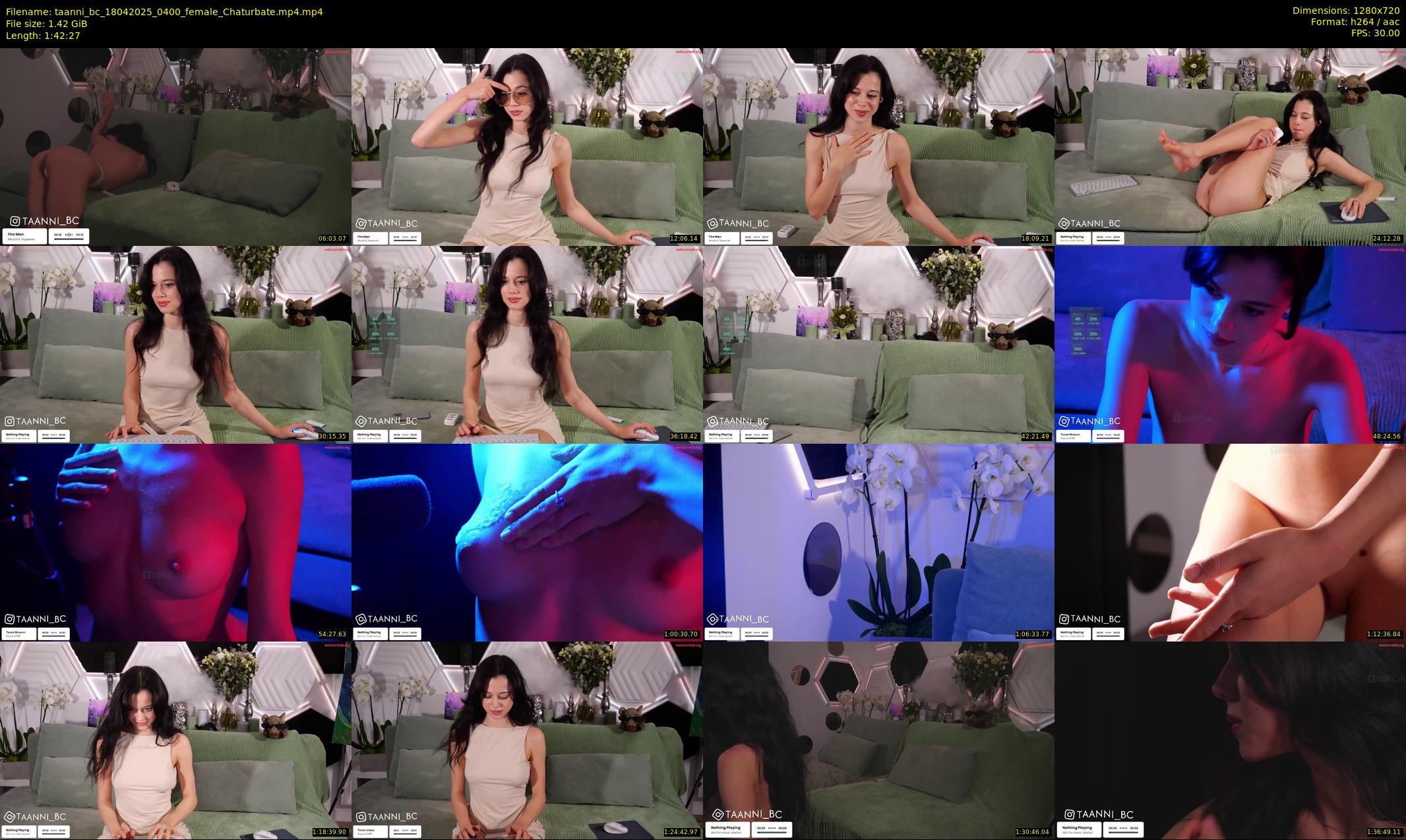 taanni_bc — 103 minute Chaturbate female cam show recording, 720p, Apr 18, 2025