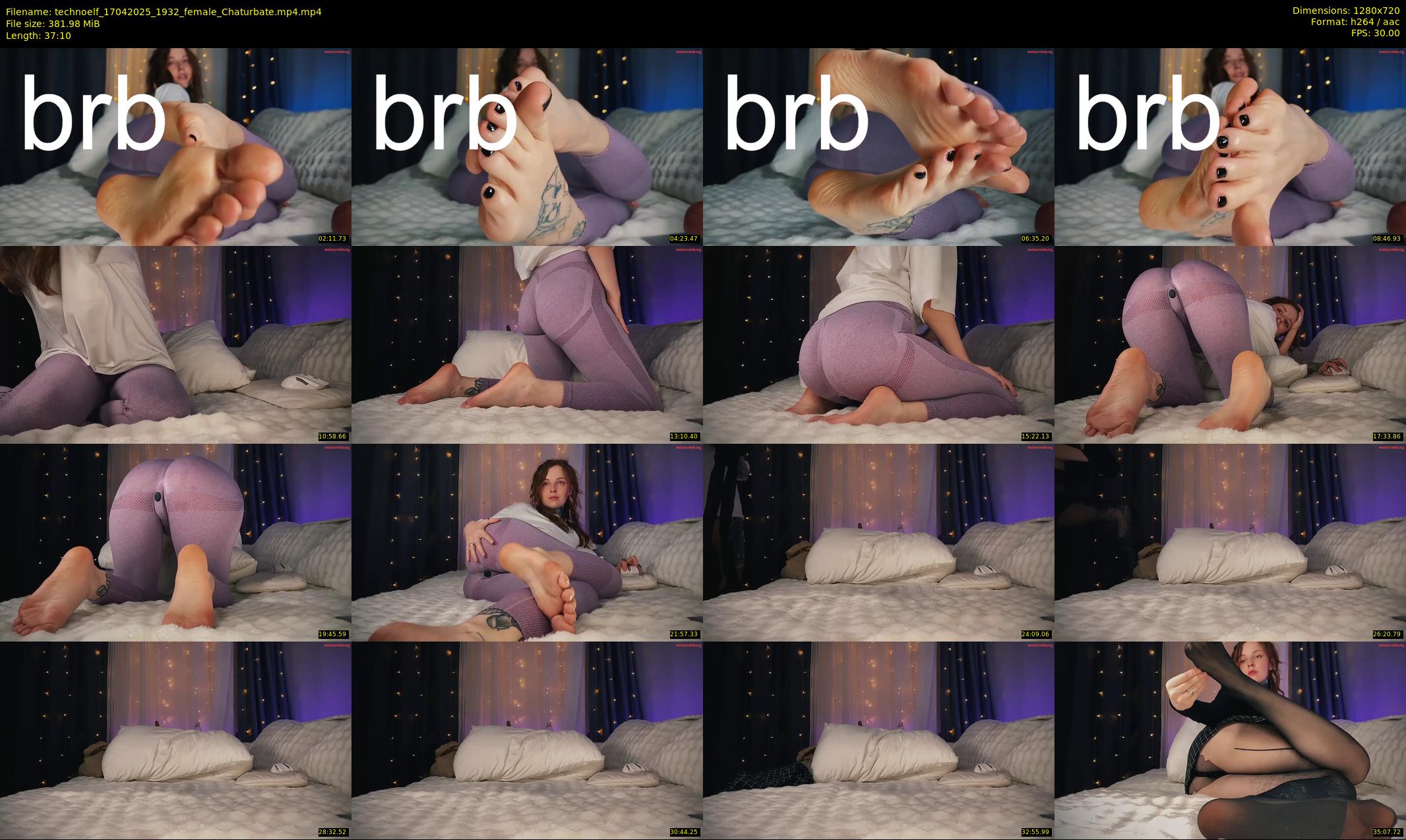 technoelf — 38 minute Chaturbate female cam show recording, 720p, Apr 17, 2025