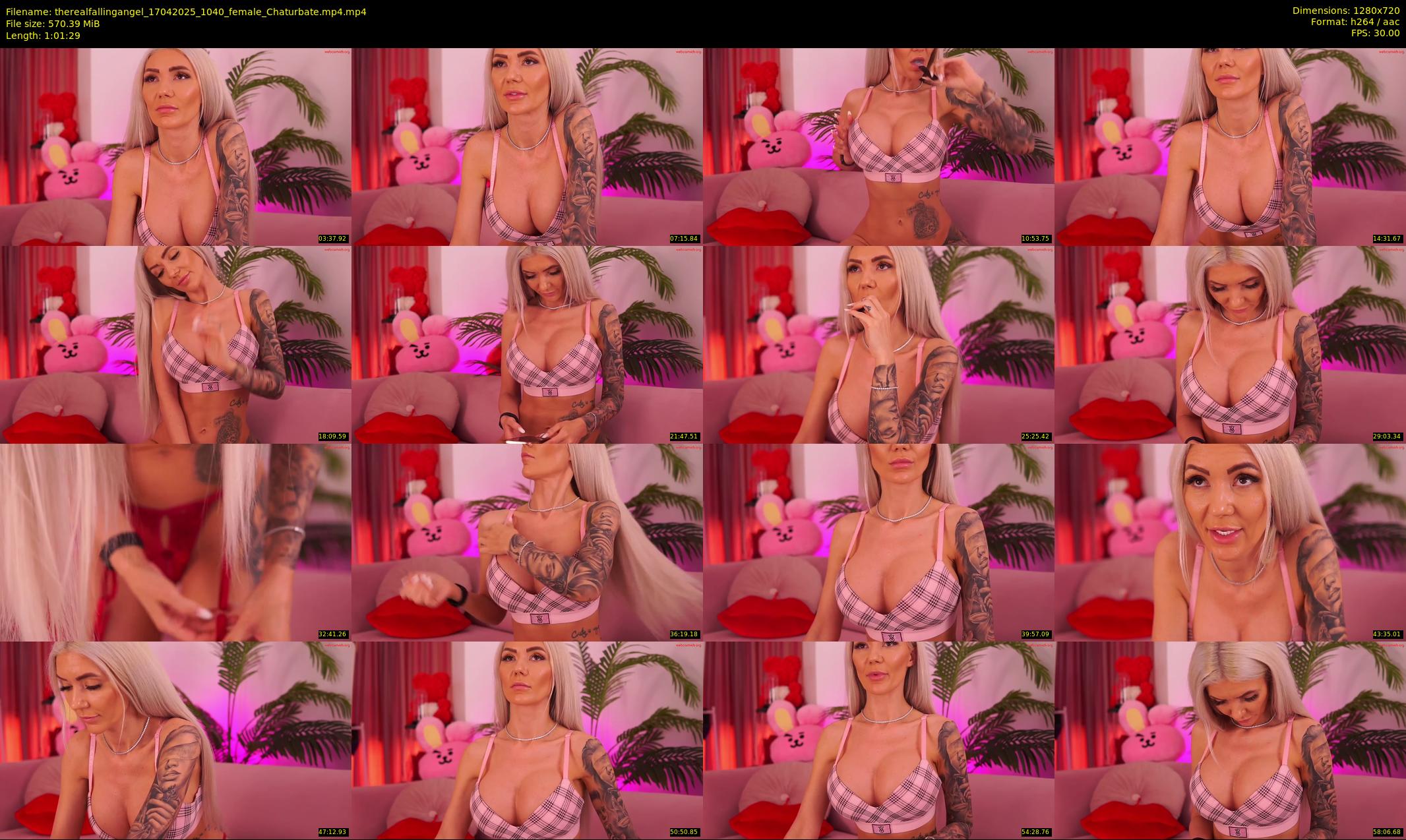 therealfallingangel — 62 minute Chaturbate female cam show recording, 720p, Apr 17, 2025