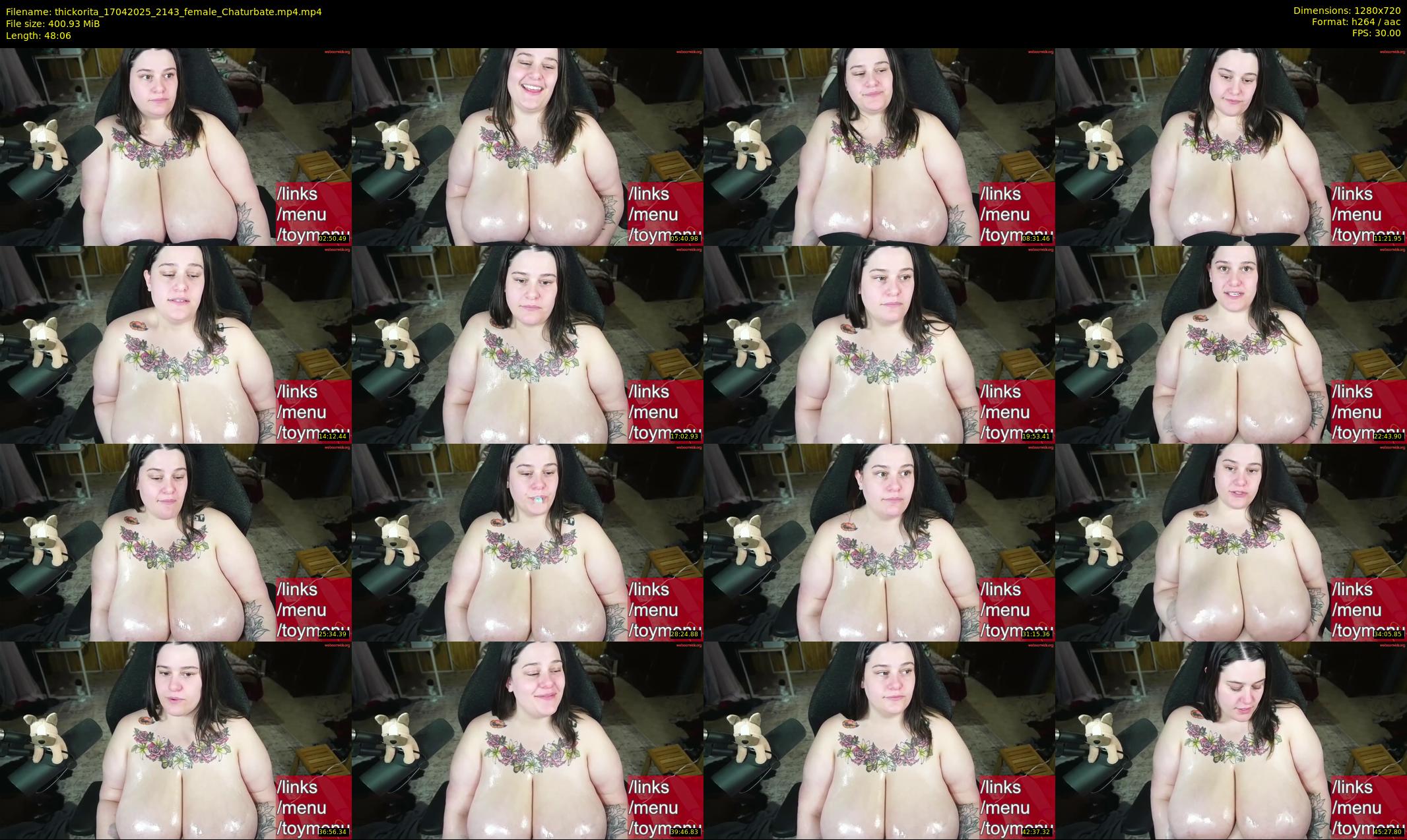 thickorita — 49 minute Chaturbate female cam show recording, 720p, Apr 17, 2025