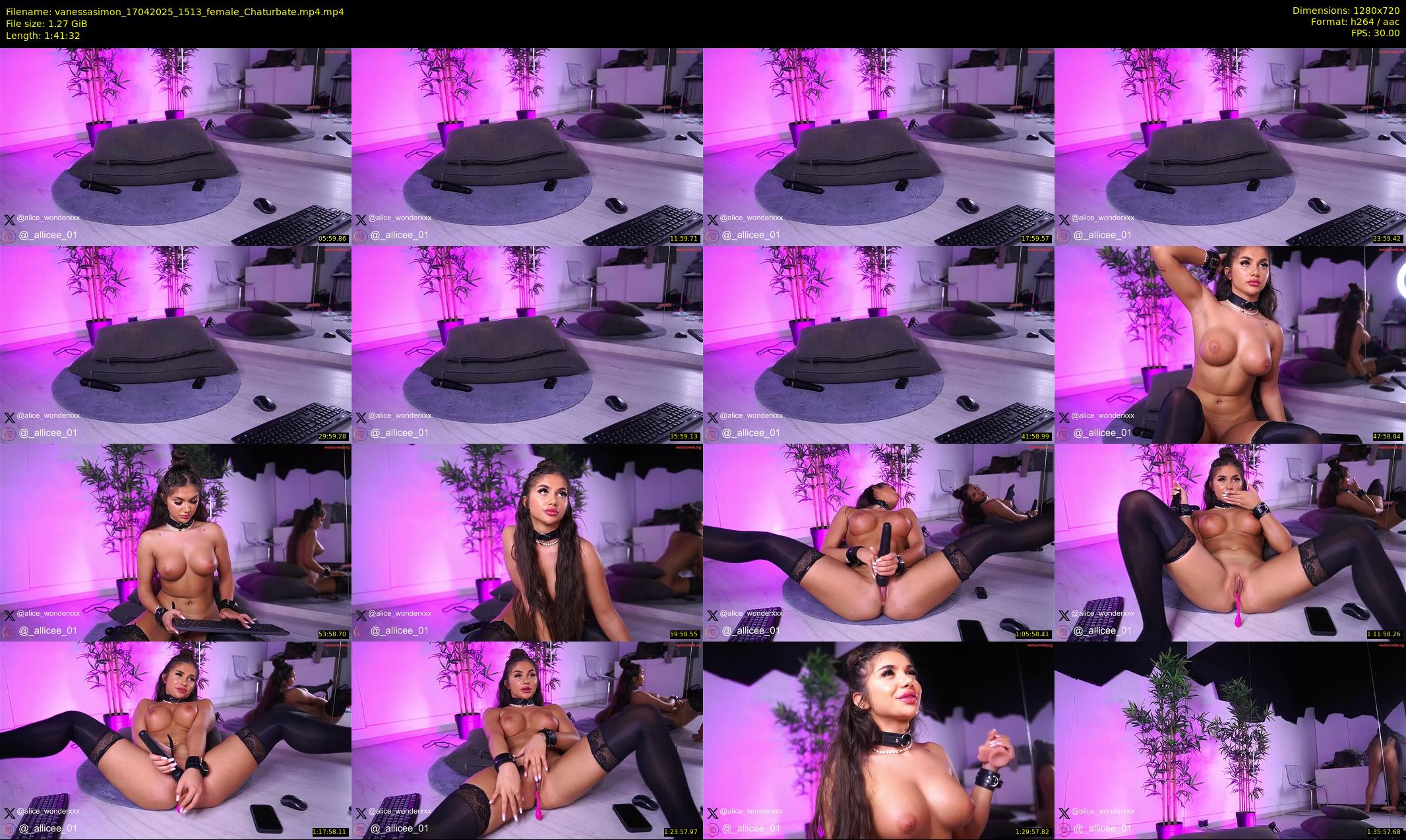 vanessasimon — 102 minute Chaturbate female cam show recording, 720p, Apr 17, 2025