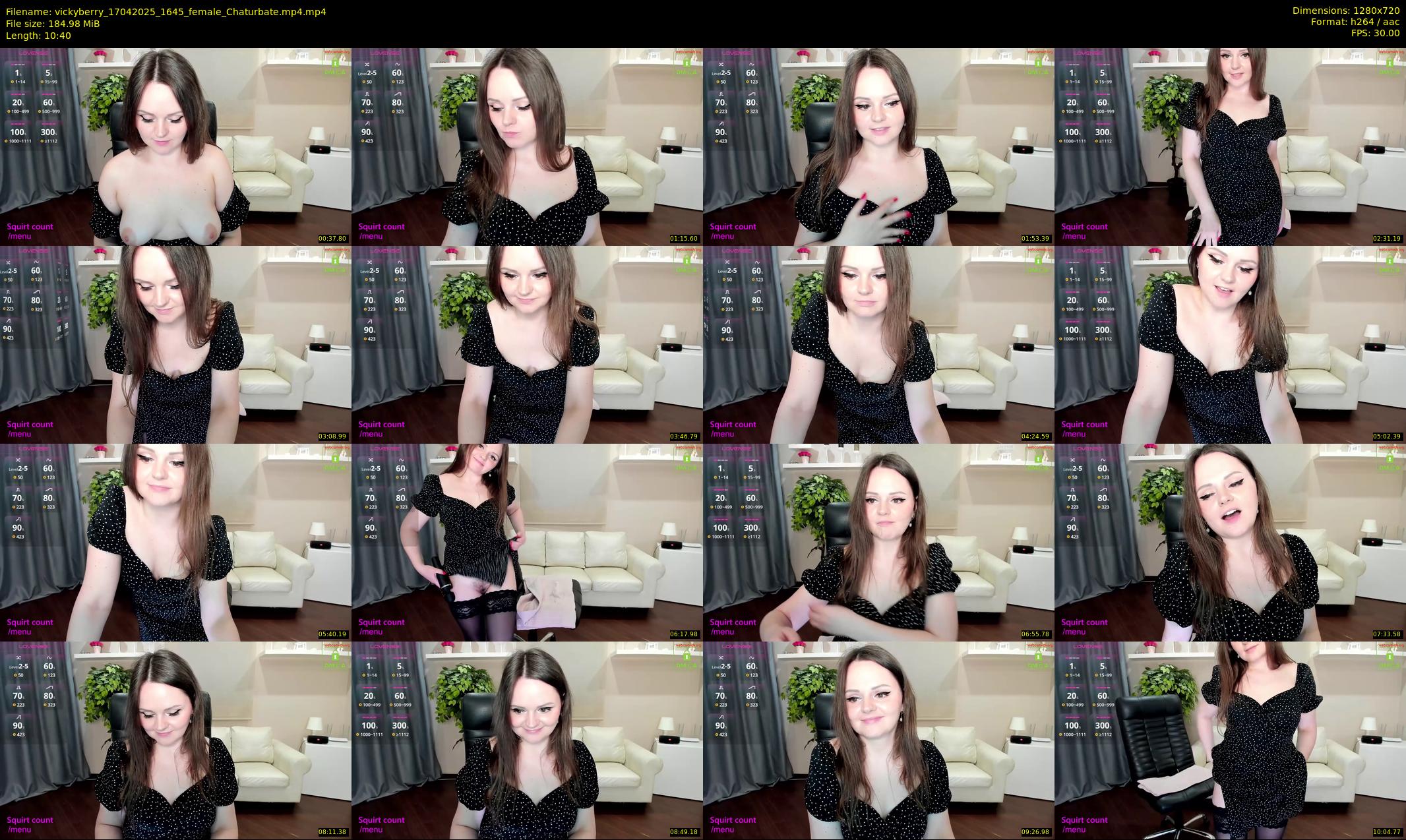 vickyberry — 11 minute Chaturbate female cam show recording, 720p, Apr 17, 2025