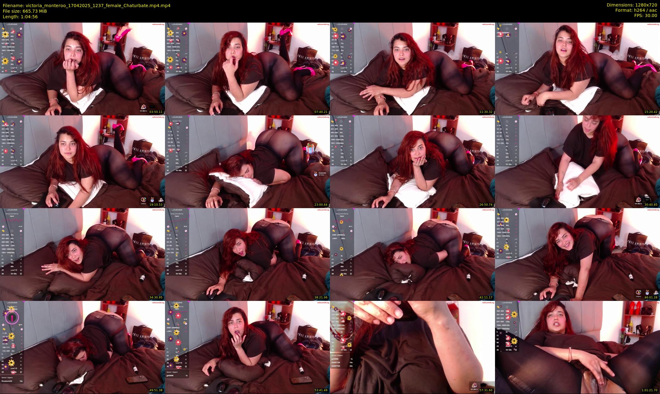 victoria_monteroo — 65 minute Chaturbate female cam show recording, 720p, Apr 17, 2025