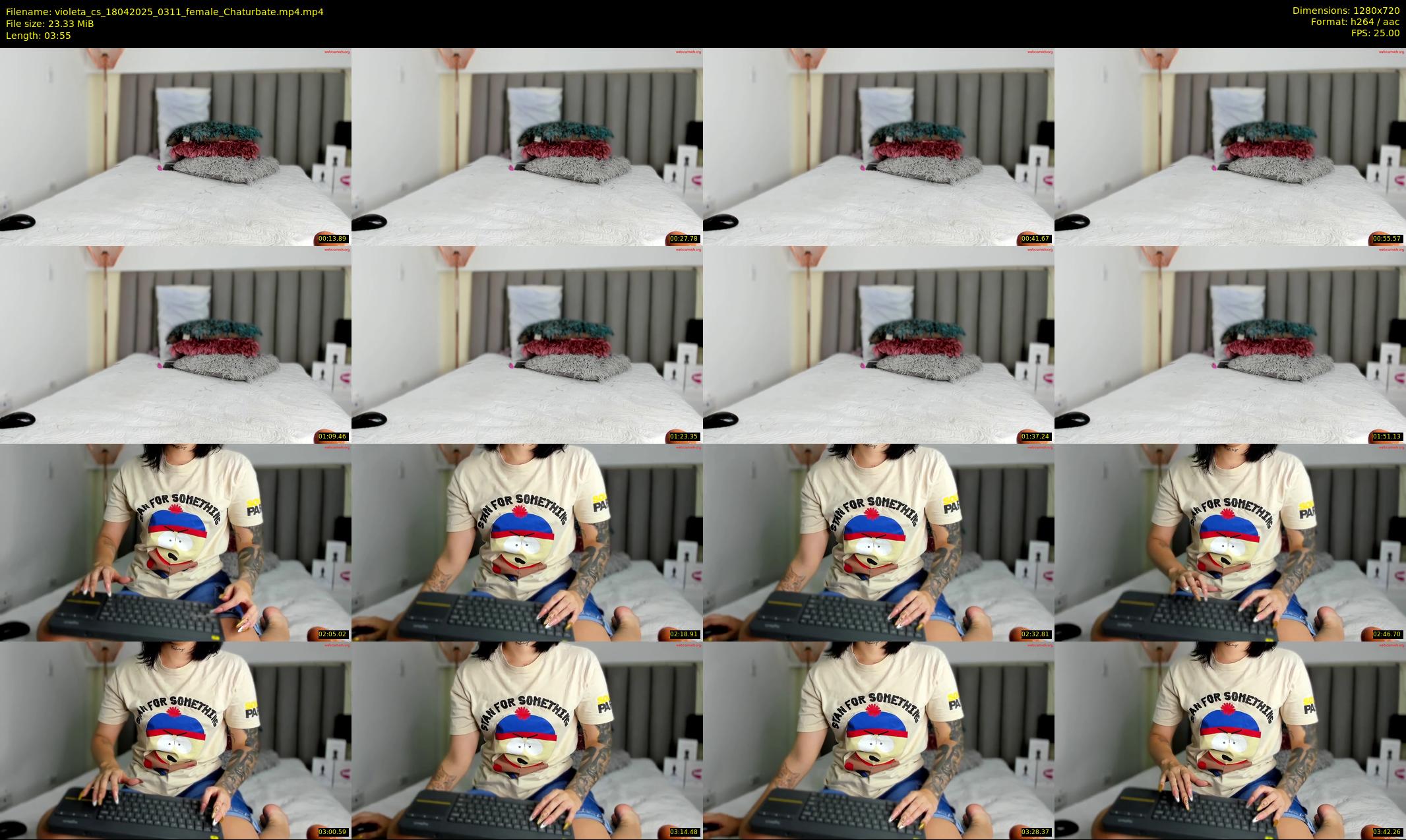 violeta_cs — 4 minute Chaturbate female cam show recording, 720p, Apr 18, 2025