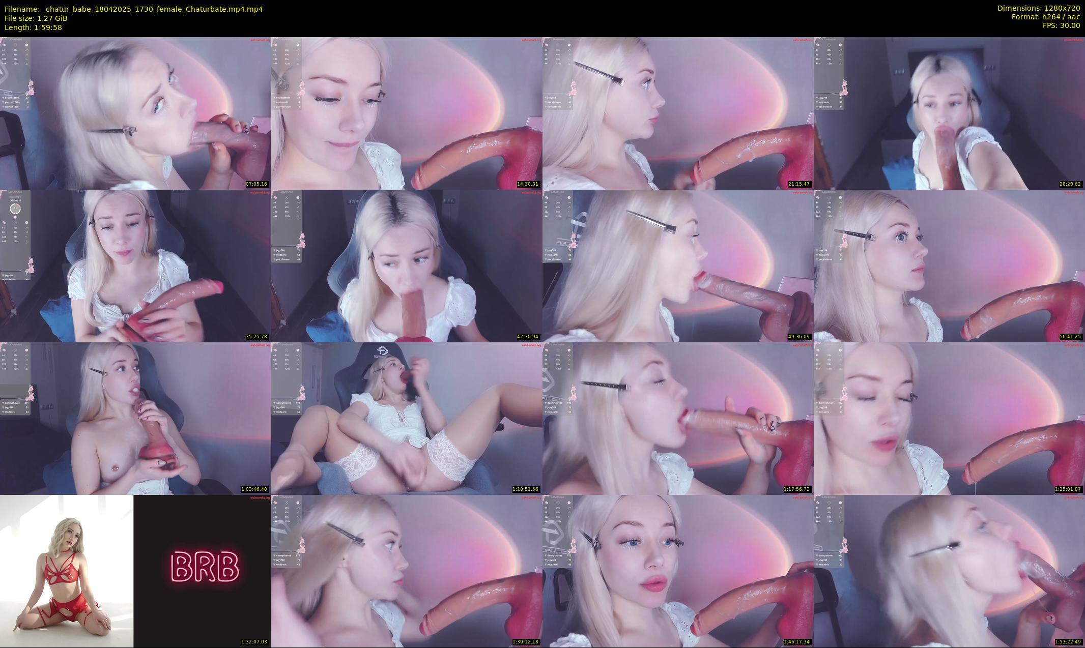 _chatur_babe — 120 minute Chaturbate female cam show recording, 720p, Apr 18, 2025