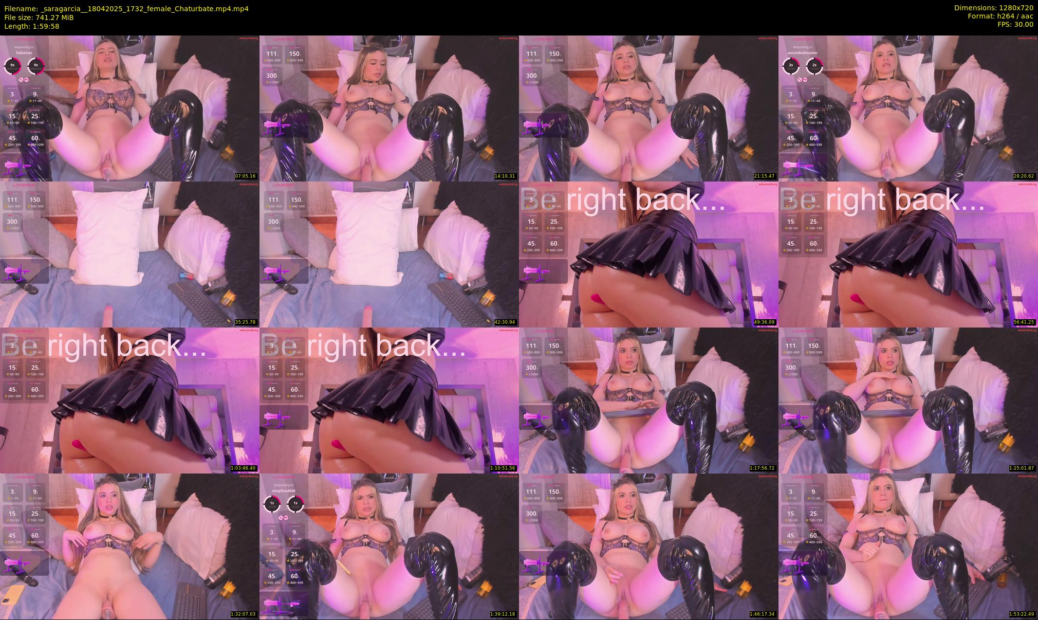 _saragarcia_ — 120 minute Chaturbate female cam show recording, 720p, Apr 18, 2025