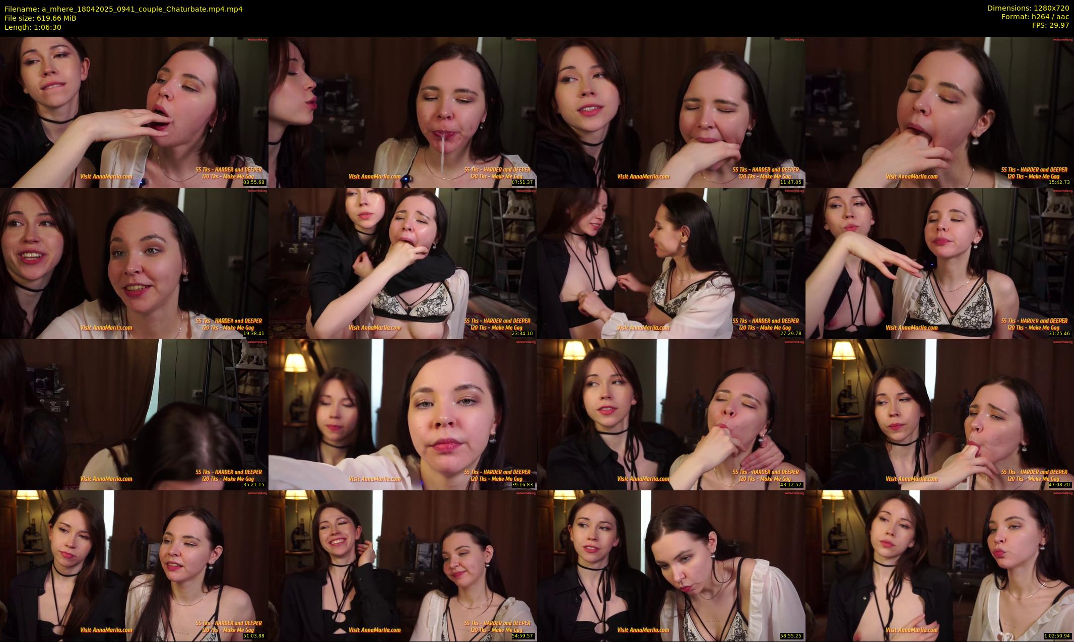 a_mhere — 67 minute Chaturbate couple cam show recording, 720p, Apr 18, 2025