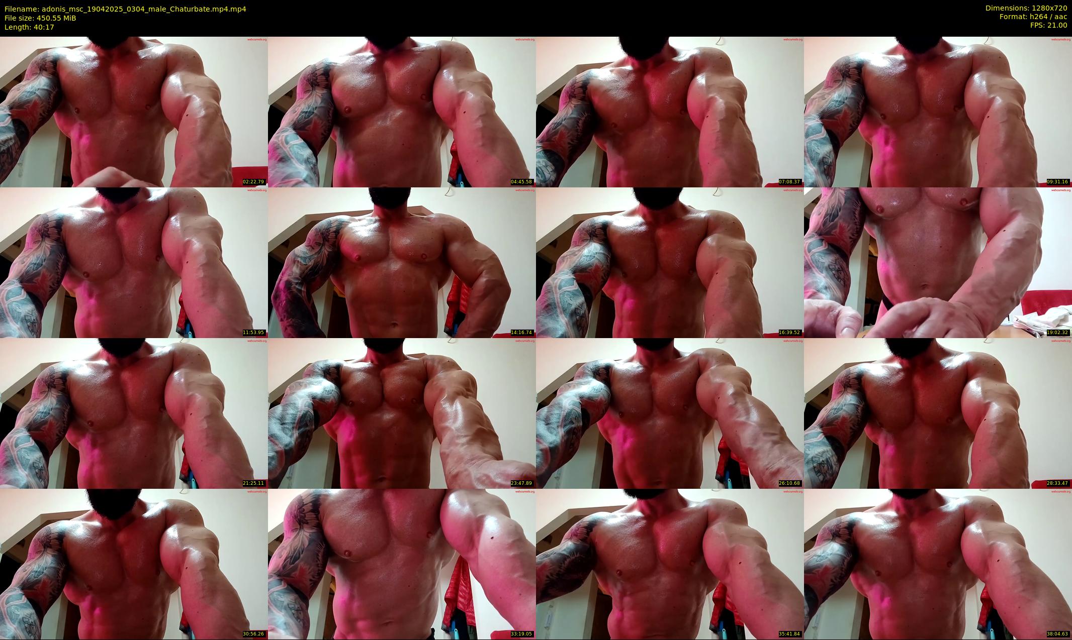 adonis_msc — 41 minute Chaturbate male cam show recording, 720p, Apr 19, 2025
