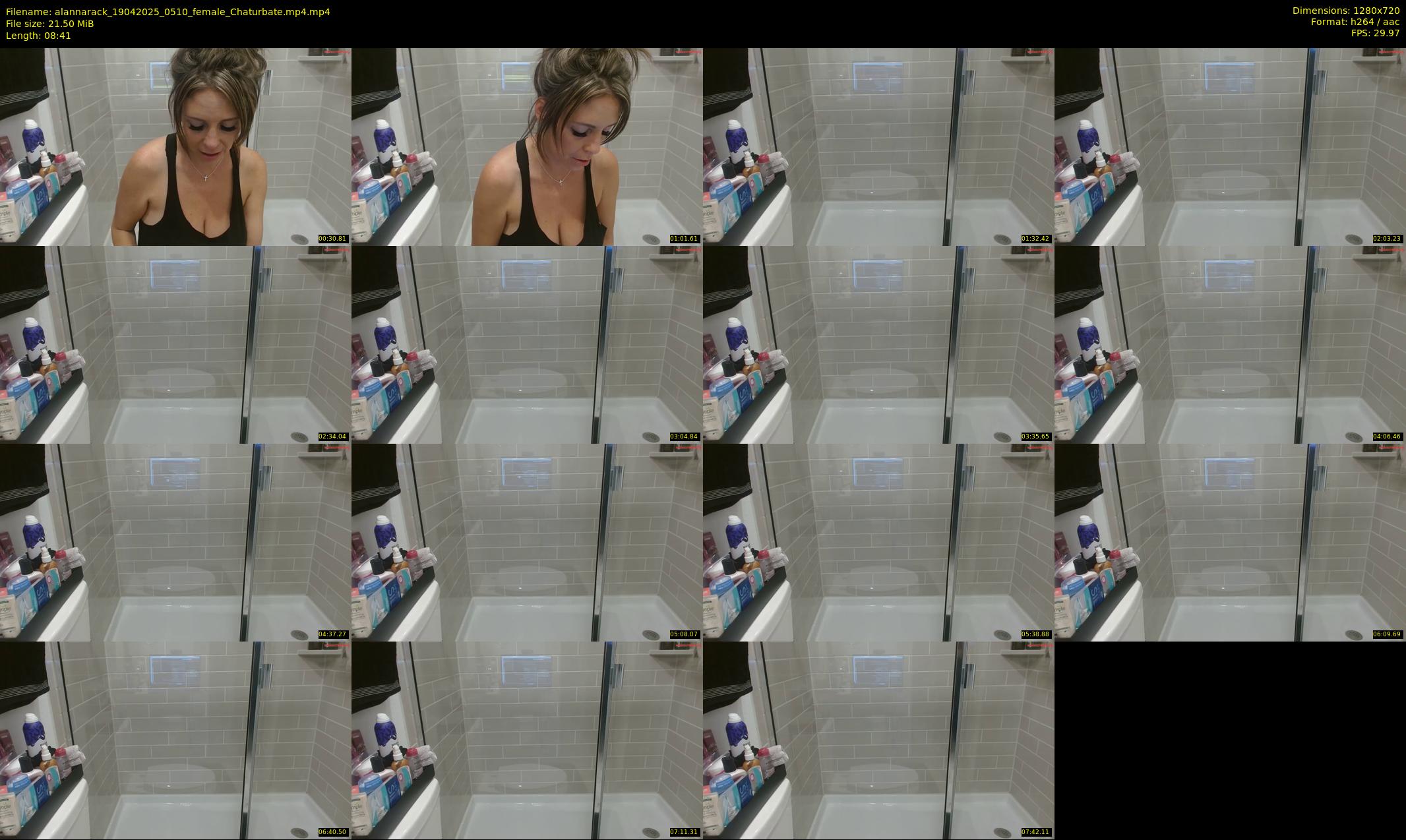 alannarack — 9 minute Chaturbate female cam show recording, 720p, Apr 19, 2025