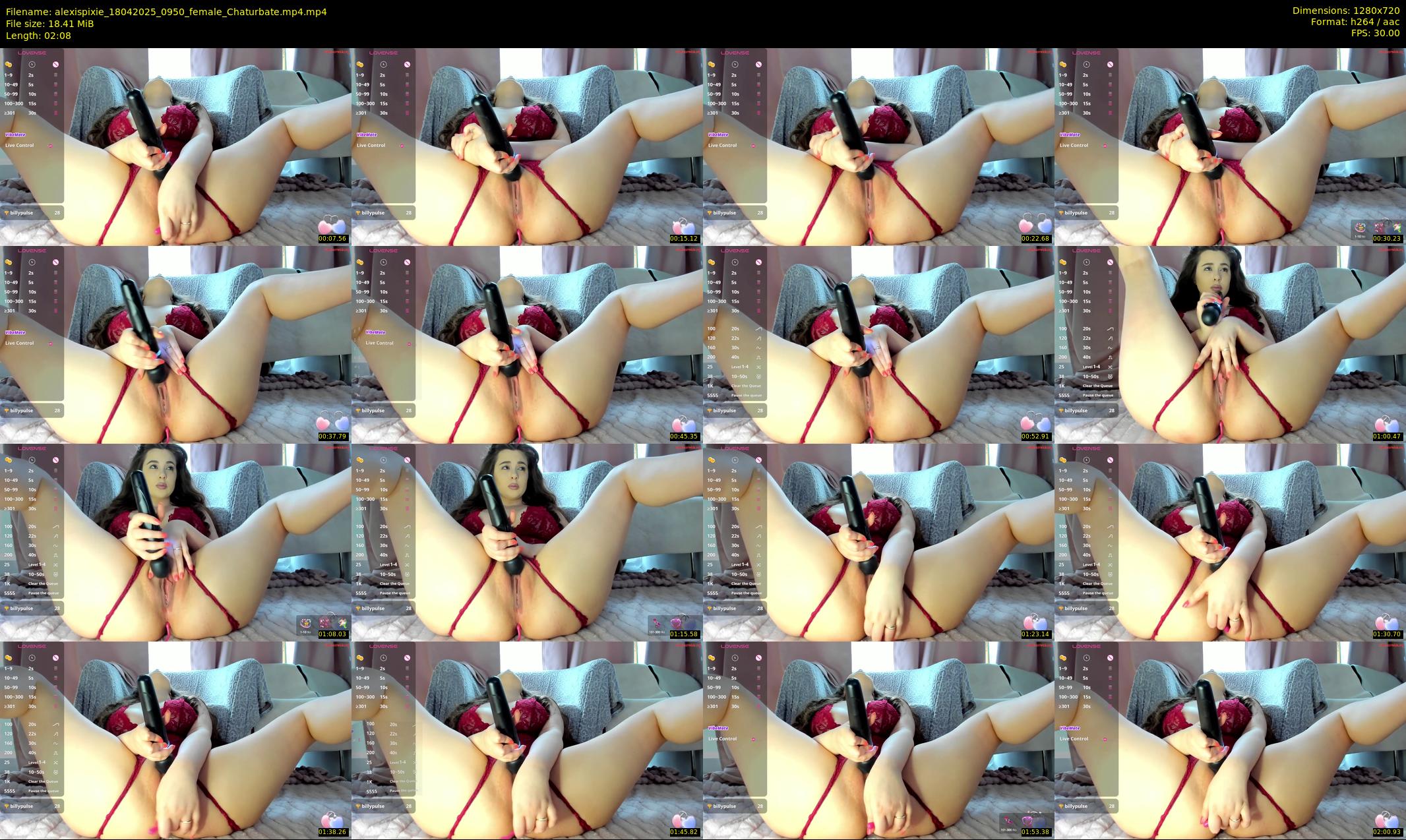 alexispixie — 3 minute Chaturbate female cam show recording, 720p, Apr 18, 2025