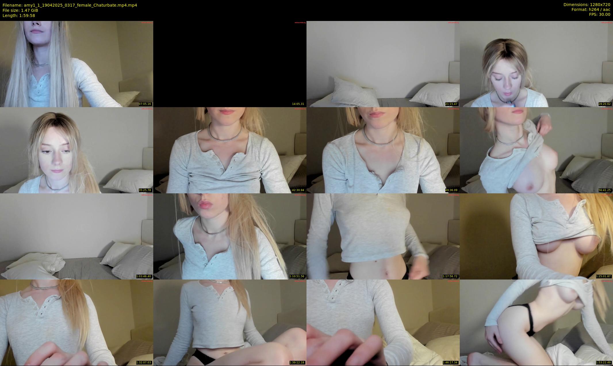 amy1_1 — 120 minute Chaturbate female cam show recording, 720p, Apr 19, 2025