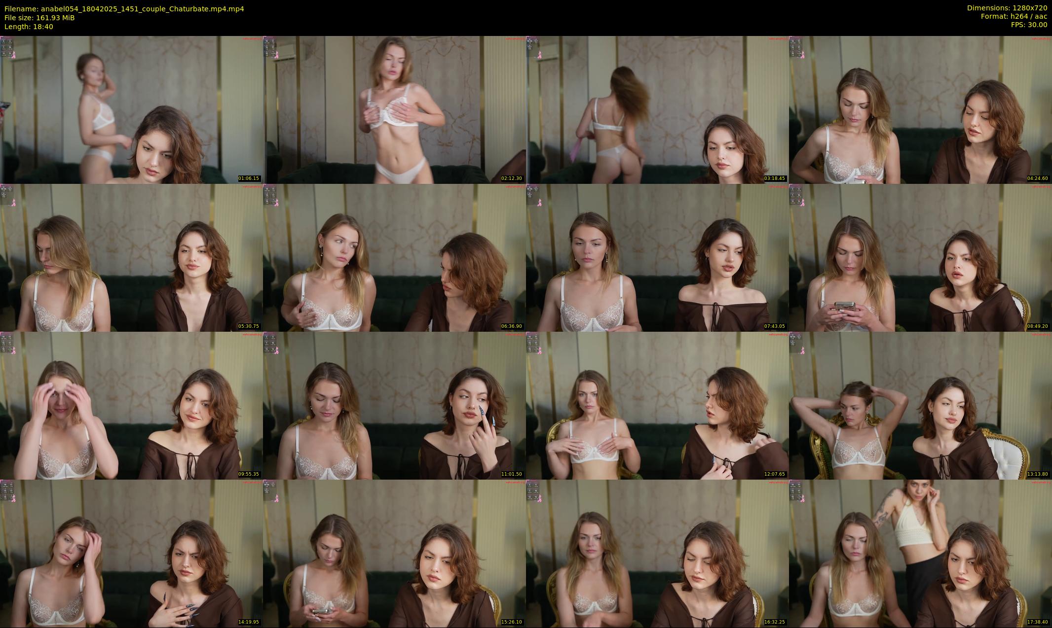 anabel054 — 19 minute Chaturbate female cam show recording, 720p, Apr 18, 2025