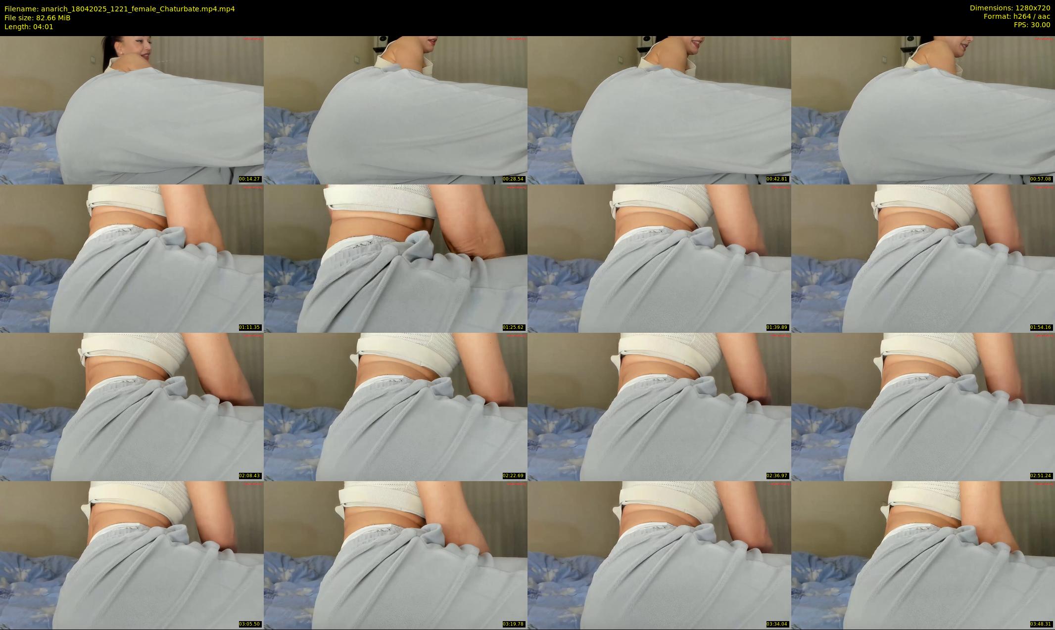anarich — 5 minute Chaturbate female cam show recording, 720p, Apr 18, 2025