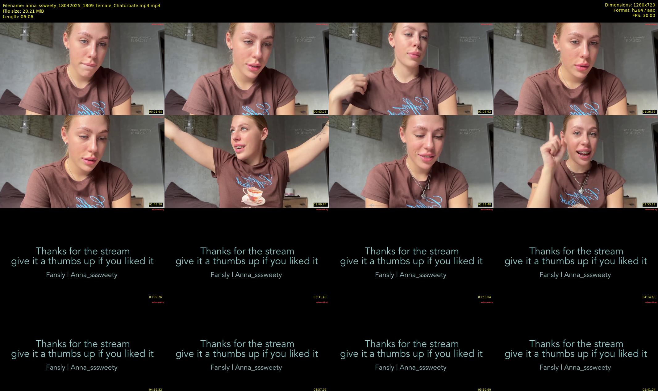 anna_ssweety — 7 minute Chaturbate female cam show recording, 720p, Apr 18, 2025