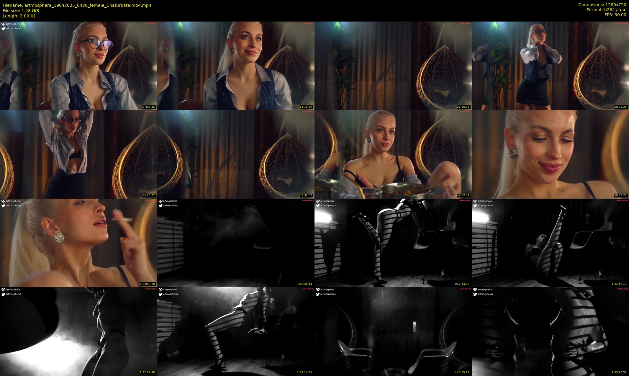 artmosphera — 121 minute Chaturbate female cam show recording, 720p, Apr 19, 2025