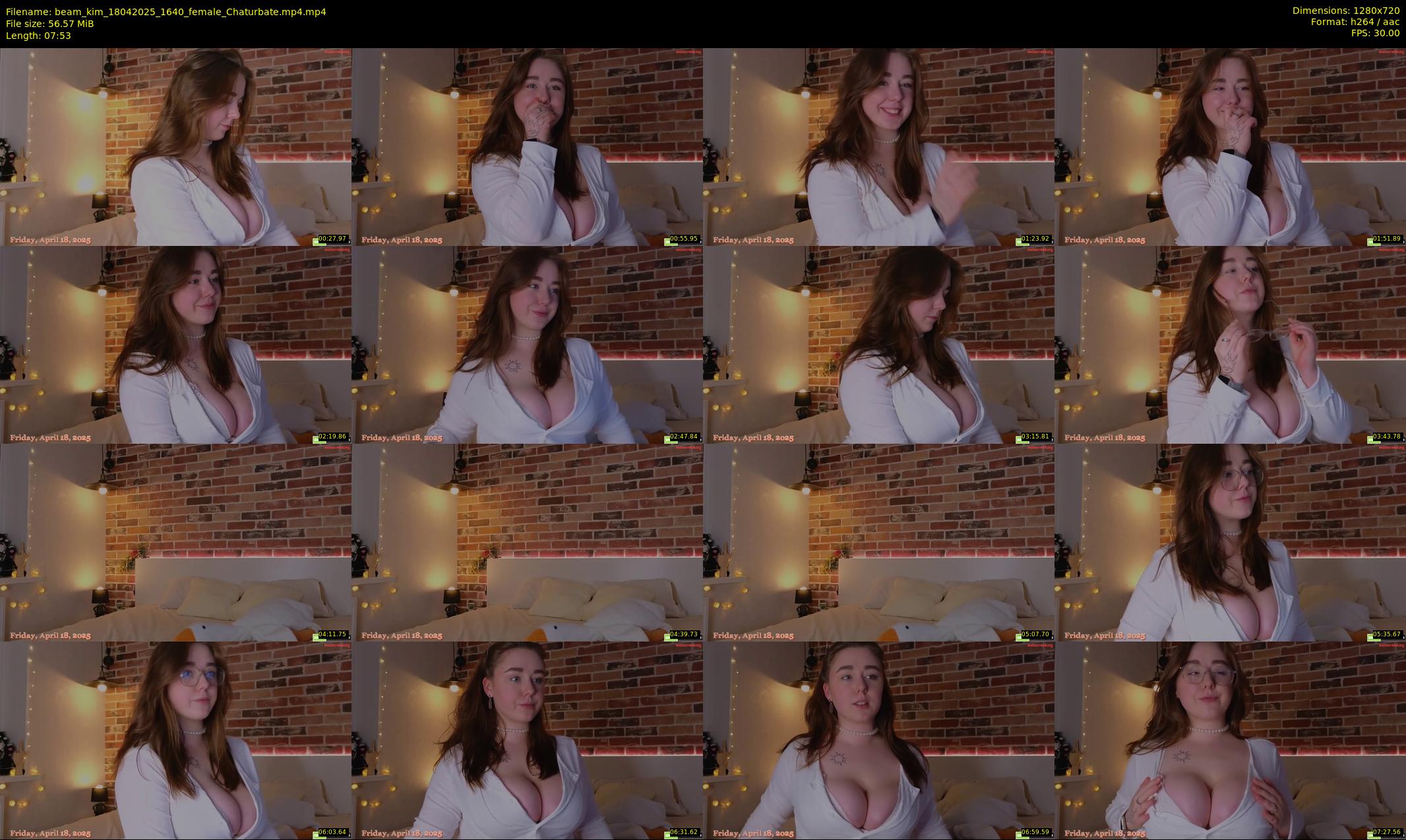 beam_kim — 8 minute Chaturbate female cam show recording, 720p, Apr 18, 2025