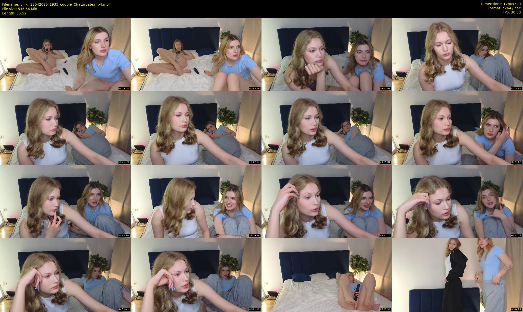 bjliki — 56 minute Chaturbate couple cam show recording, 720p, Apr 18, 2025