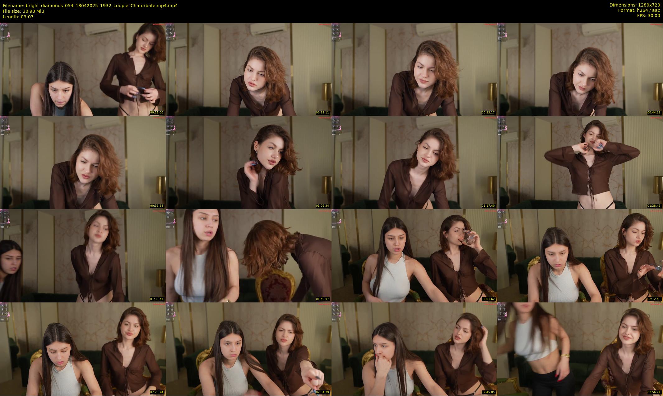 bright_diamonds_054 — 4 minute Chaturbate couple cam show recording, 720p, Apr 18, 2025