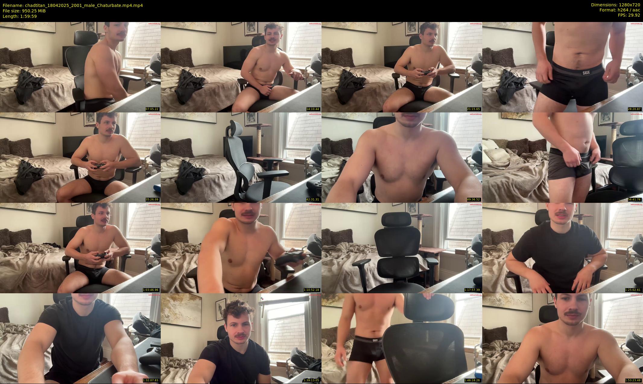 chadtitan — 120 minute Chaturbate male cam show recording, 720p, Apr 18, 2025